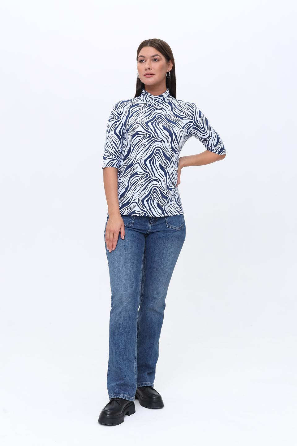 Водолазка SE Stenau с волнистым принтом