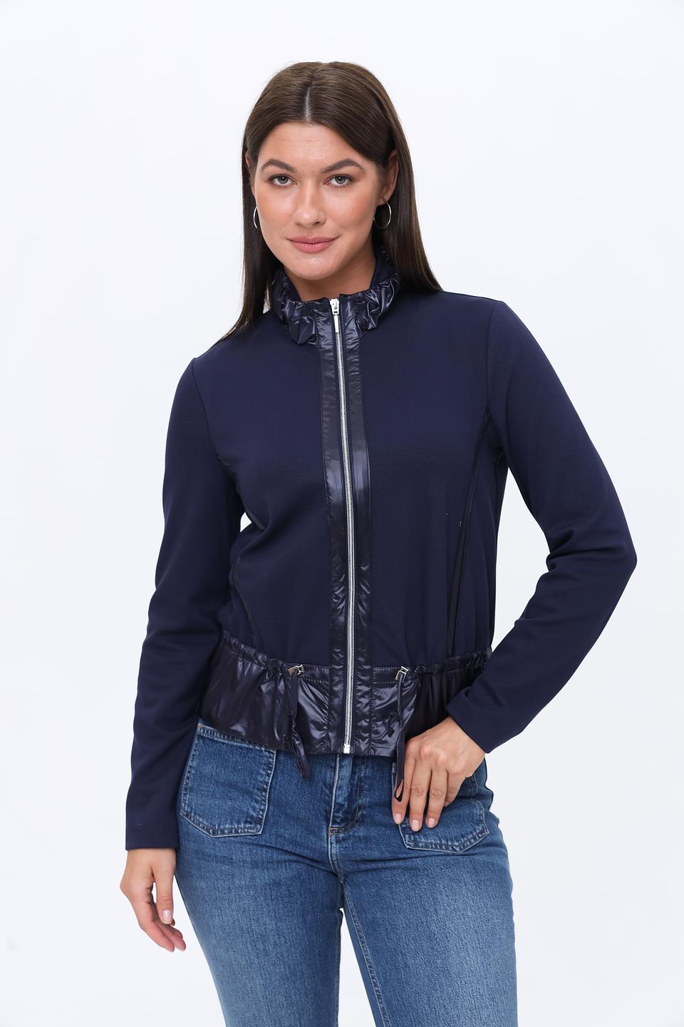 Жакет SE Stenau с оборками синий