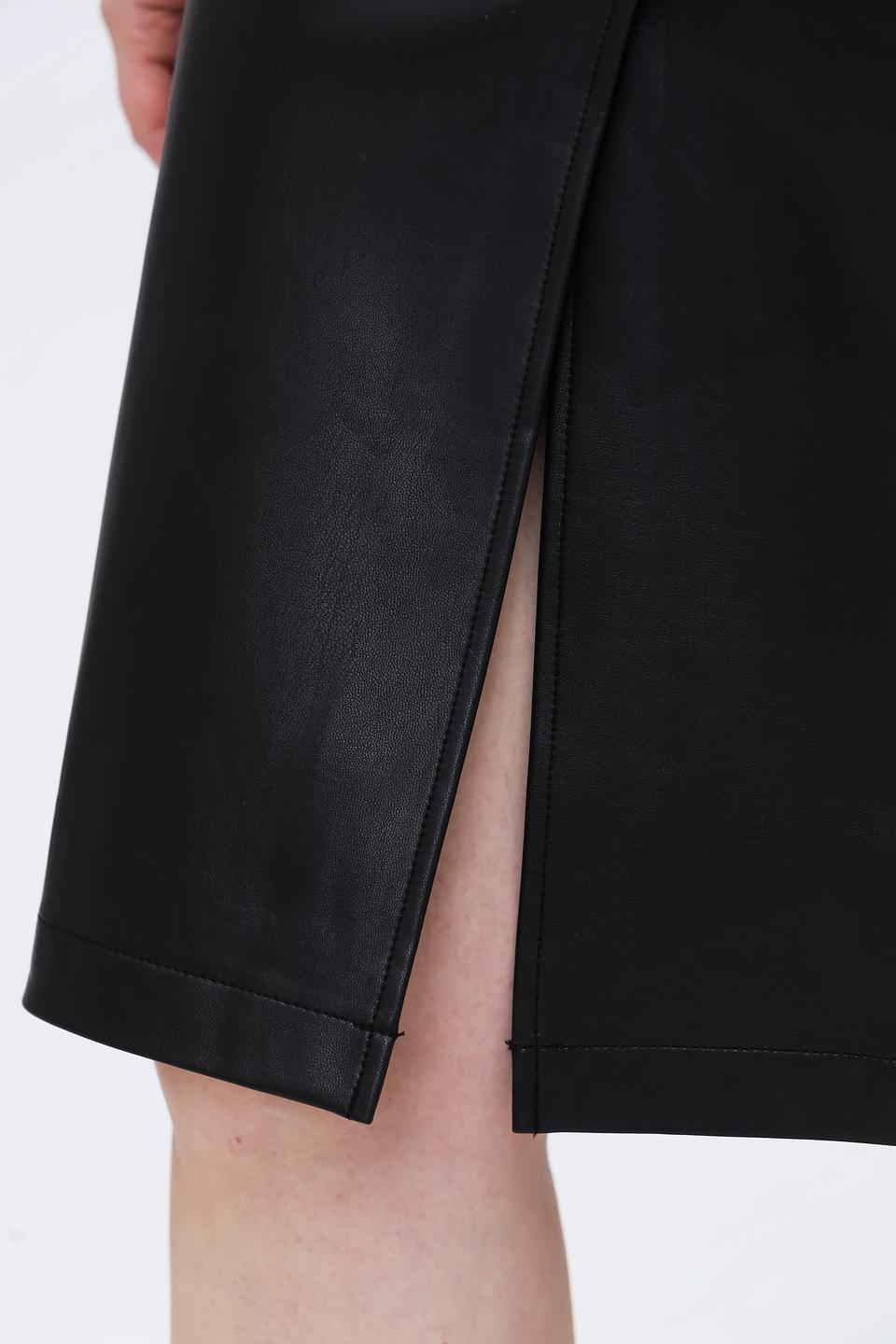 Юбка Gerry Weber из экокожи чёрная