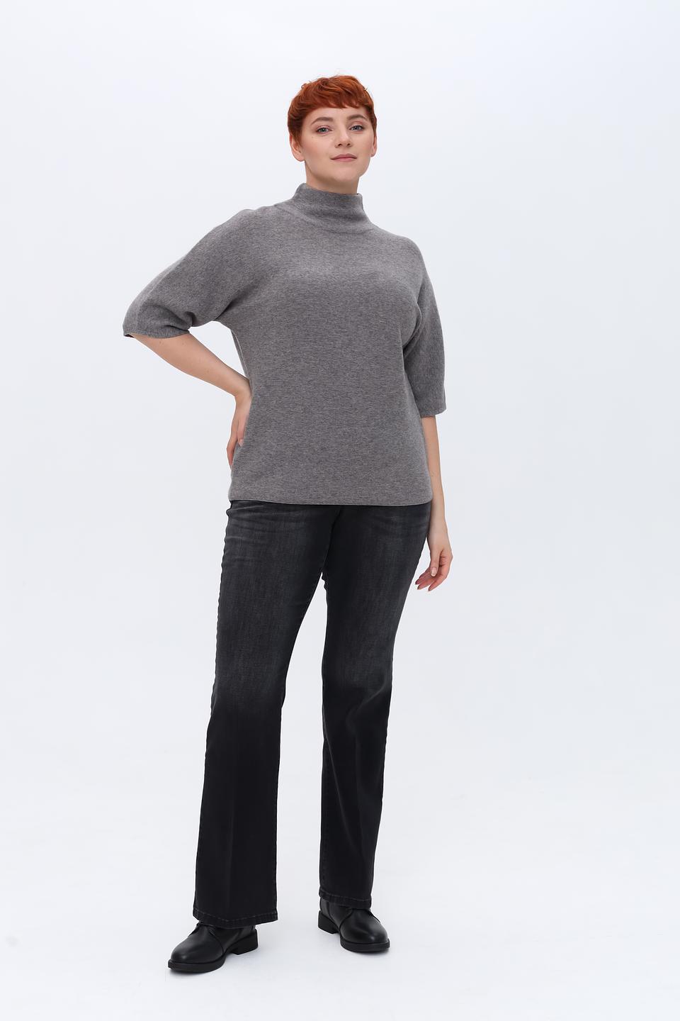 Пуловер Gerry Weber серый с рукавом 3/4