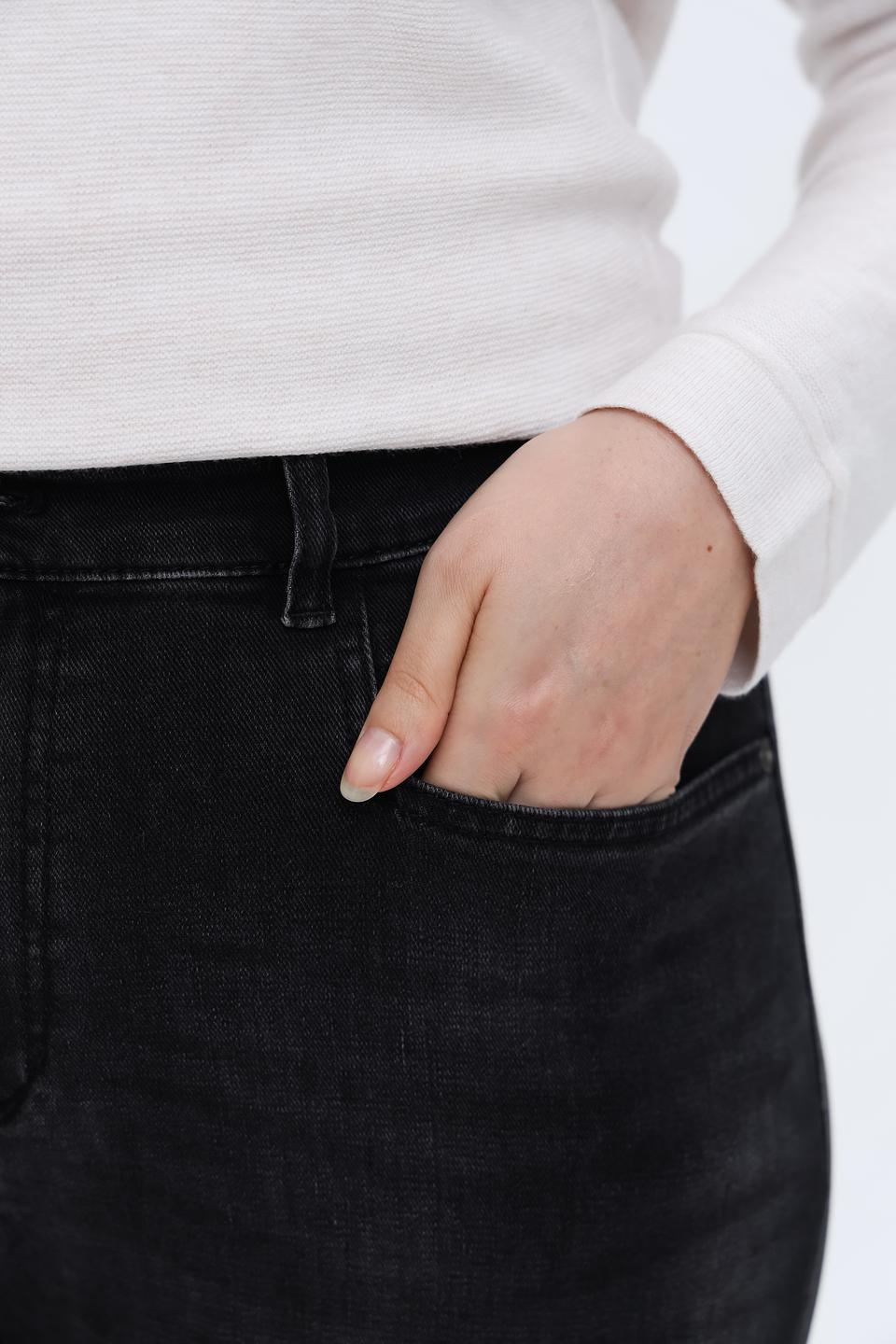 Джинсы Gerry Weber чёрные прямые