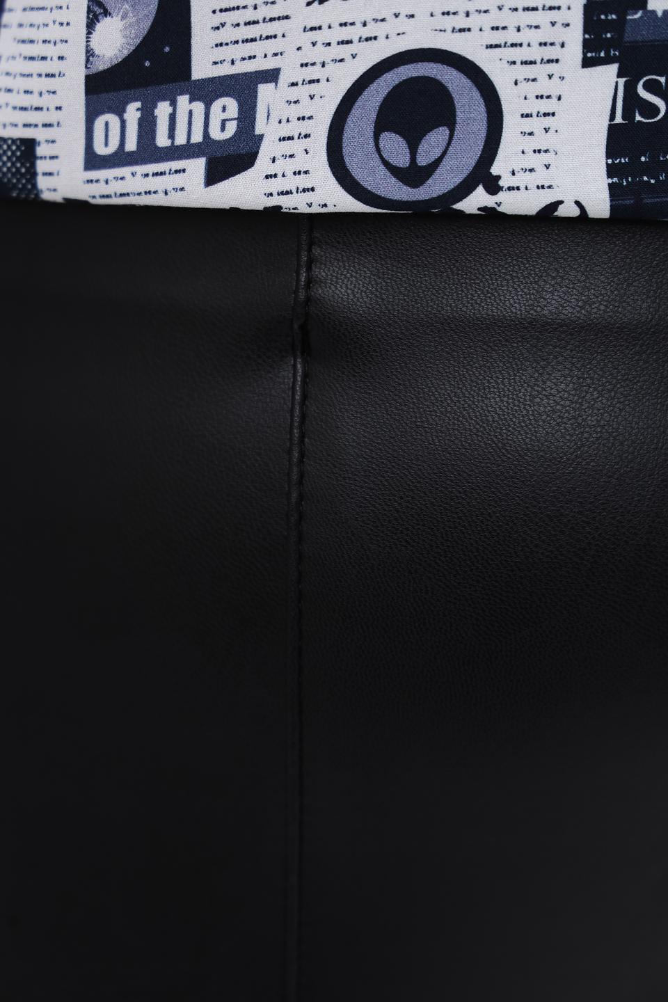 Брюки Tuzzi из экокожи чёрные