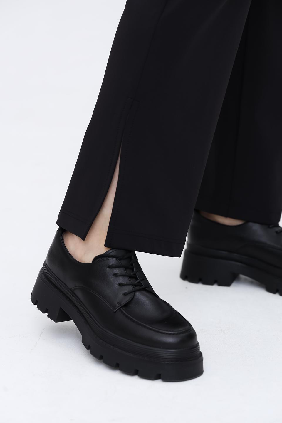 Брюки Tuzzi чёрные с разрезом