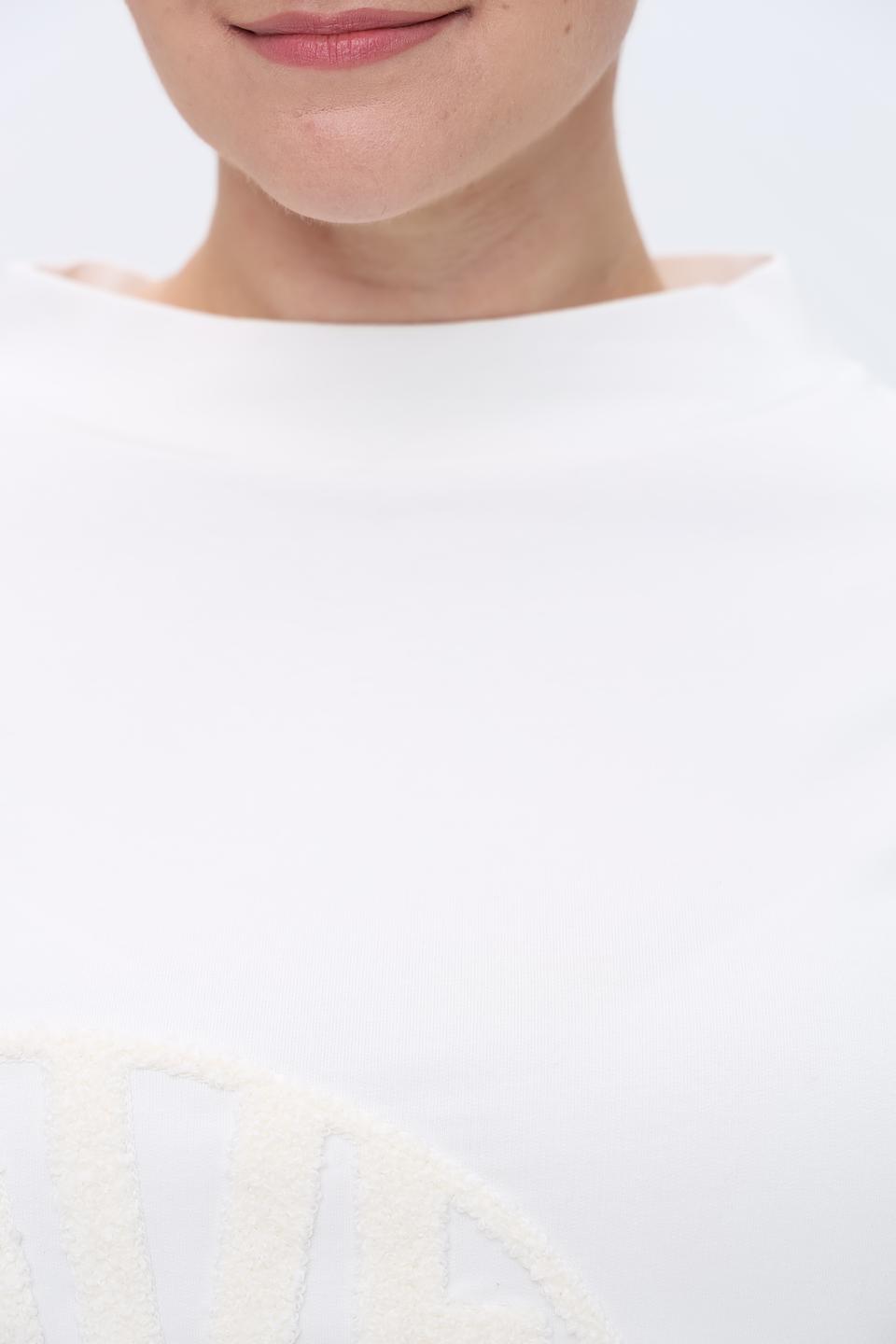 Лонгслив Rabe collection с принтом белый