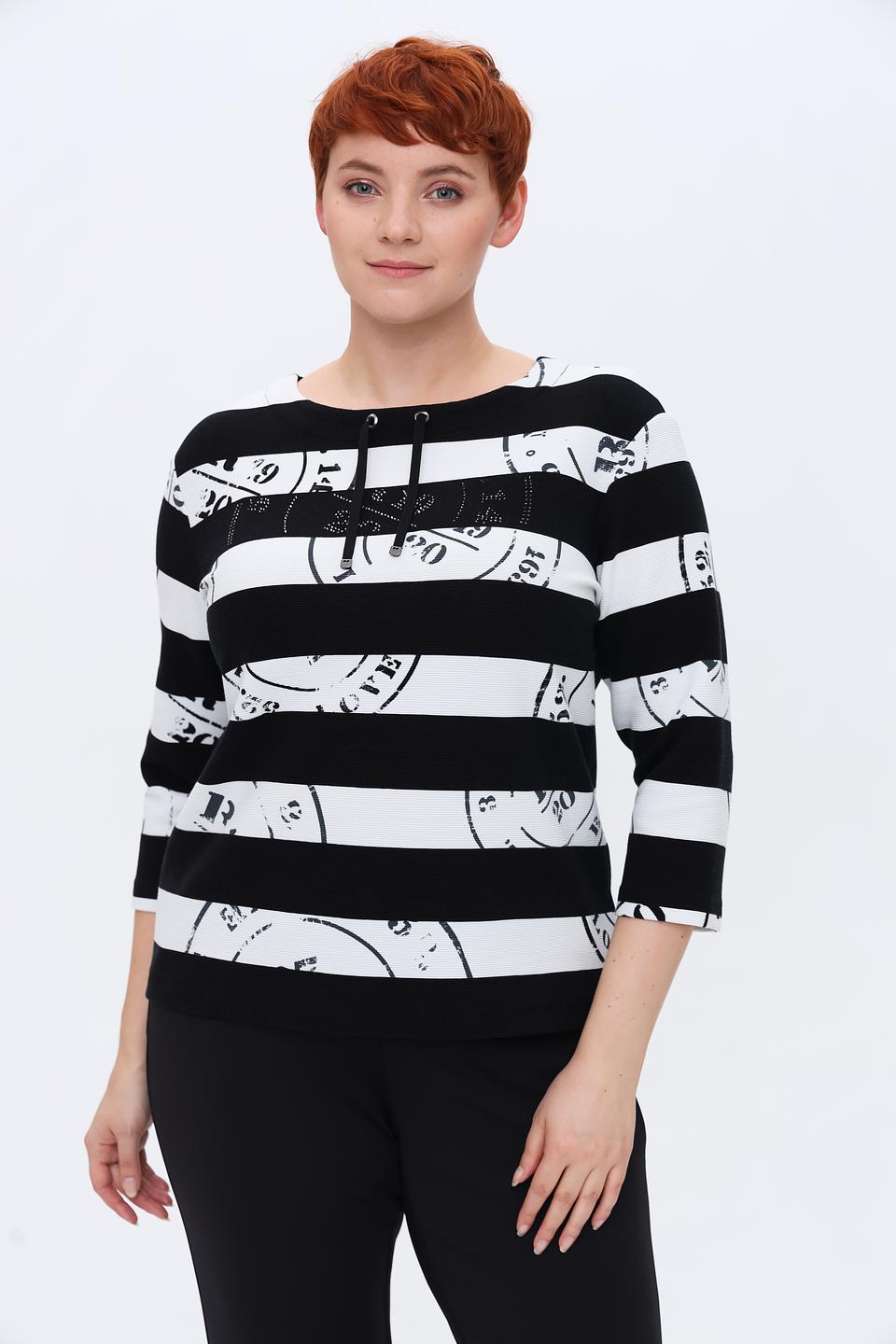 Пуловер Rabe collection в полоску