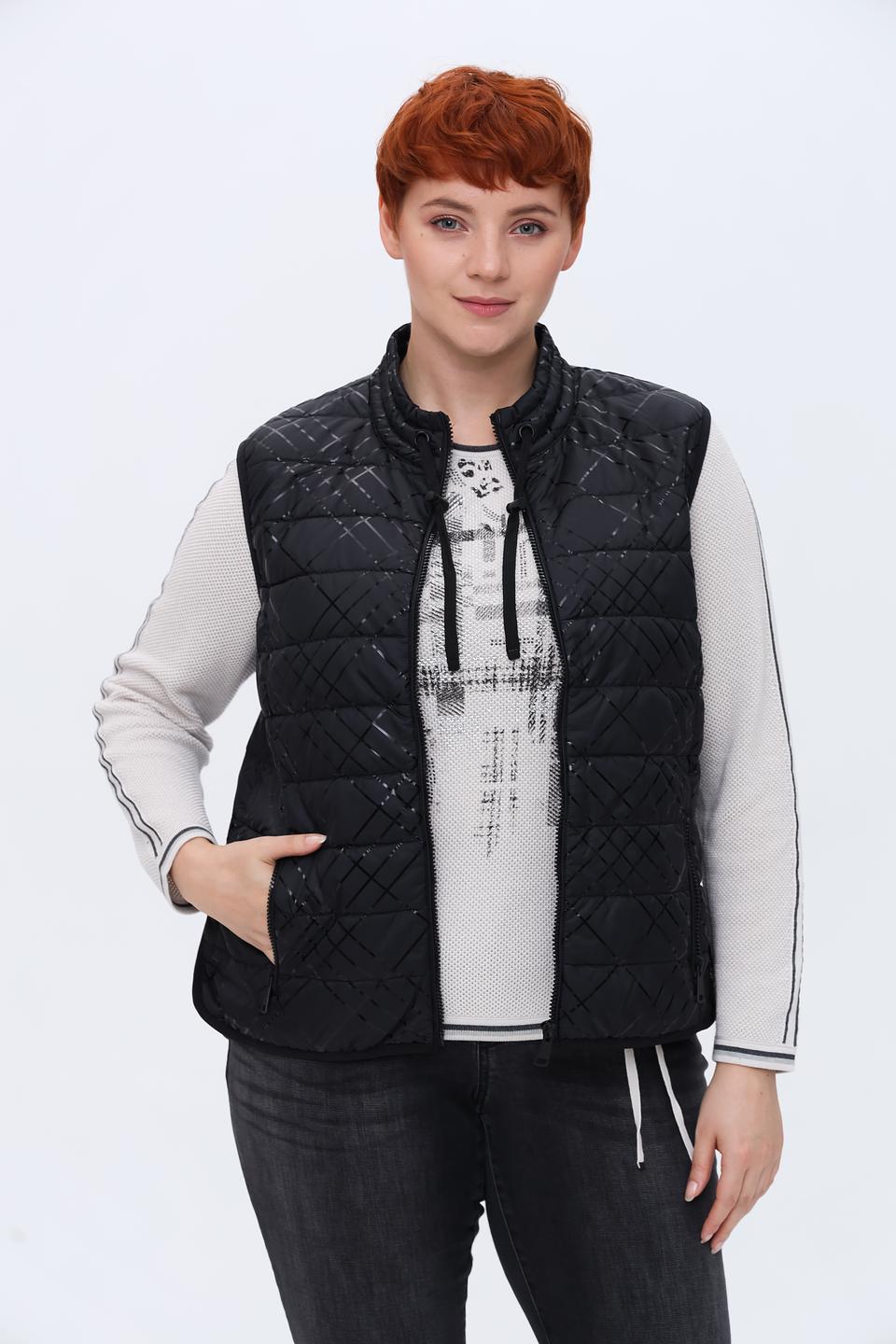 Жилет Rabe collection стеганый черный