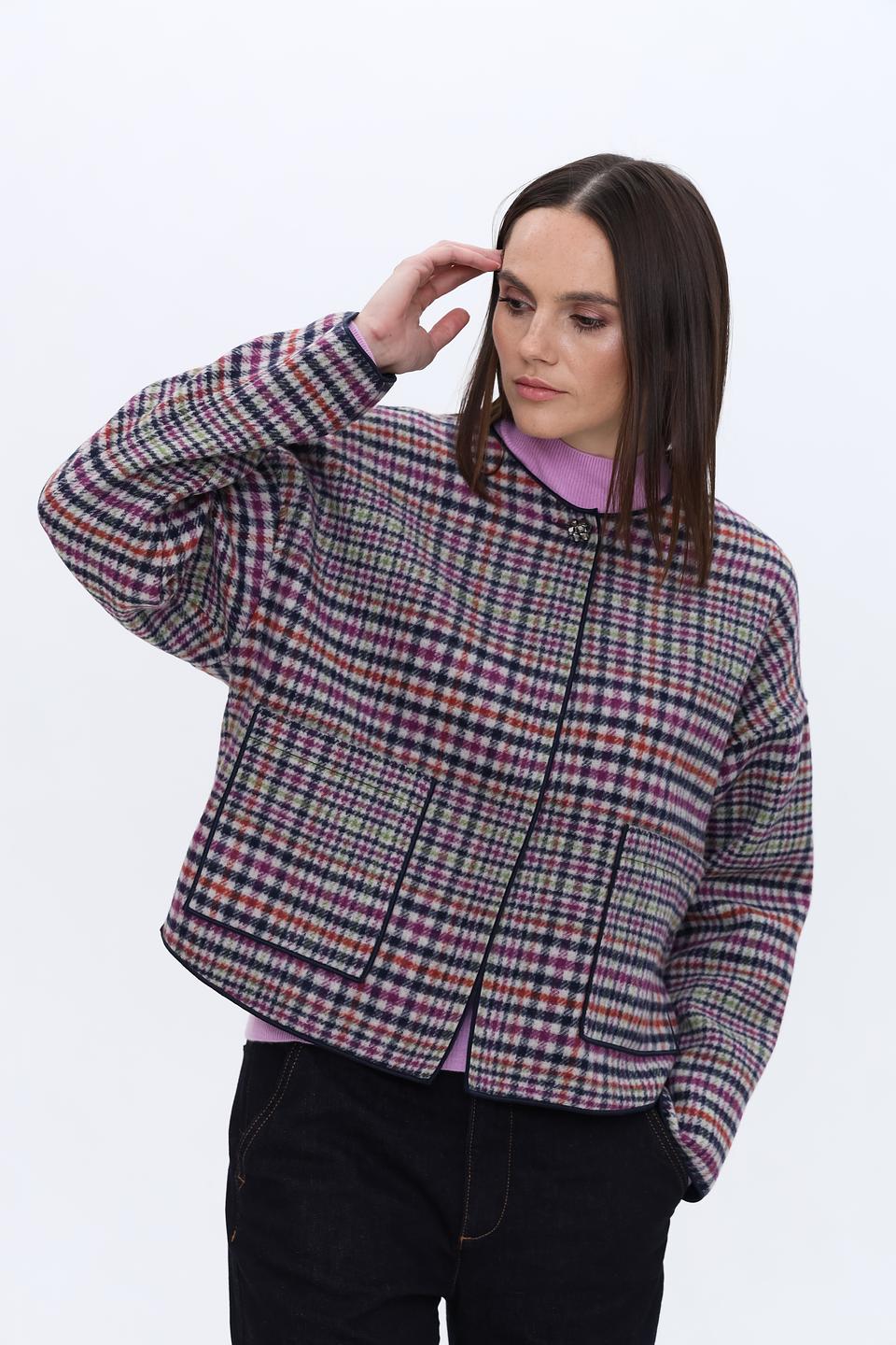 Жакет Lecomte в клетку