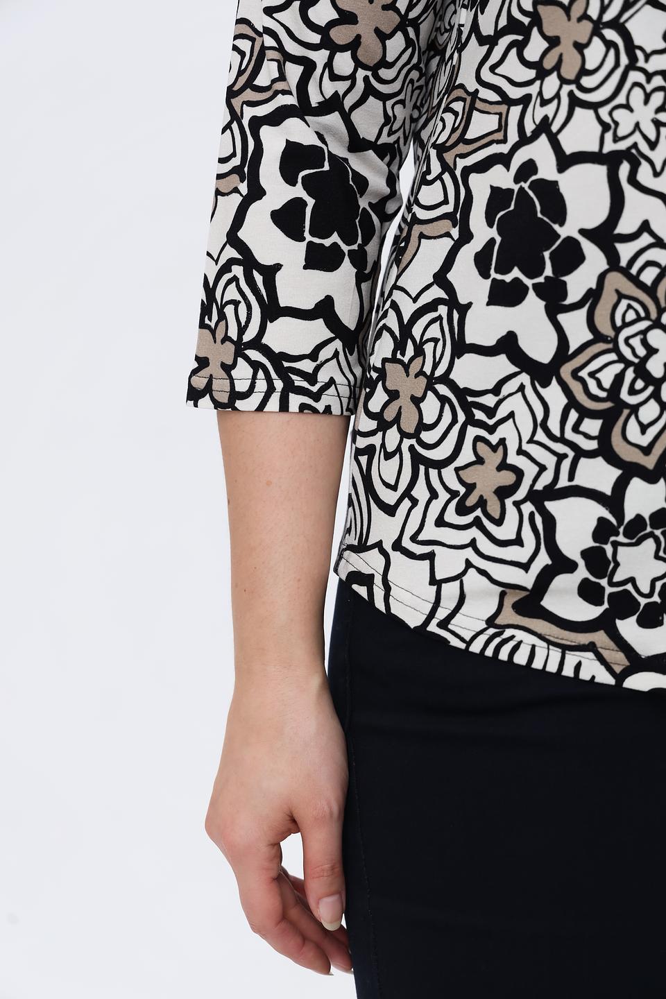 Лонгслив Frank Walder с цветочным принтом