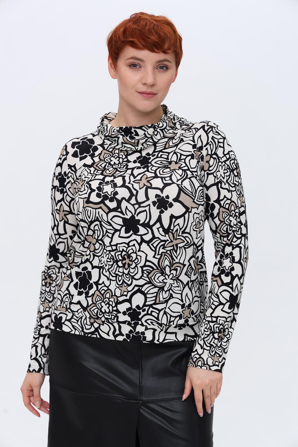 Лонгслив Frank Walder с цветочным принтом