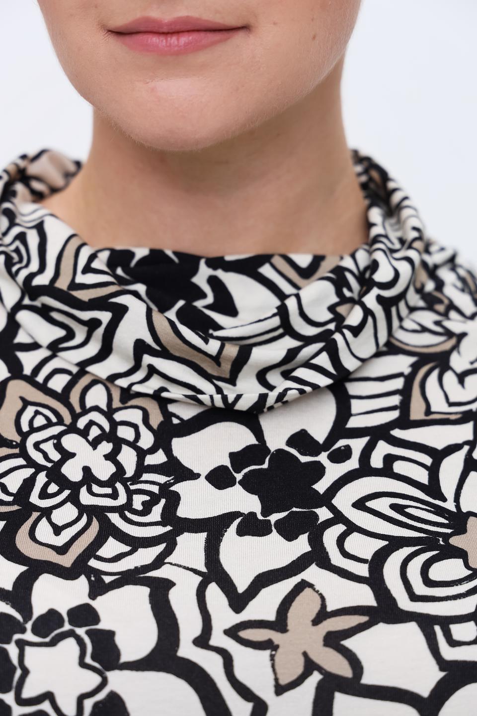 Лонгслив Frank Walder с цветочным принтом