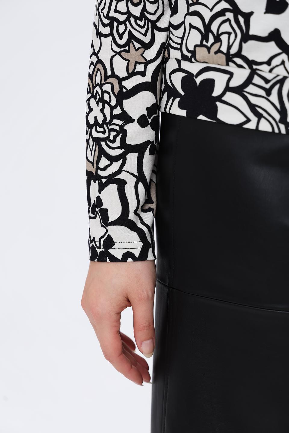 Лонгслив Frank Walder с цветочным принтом