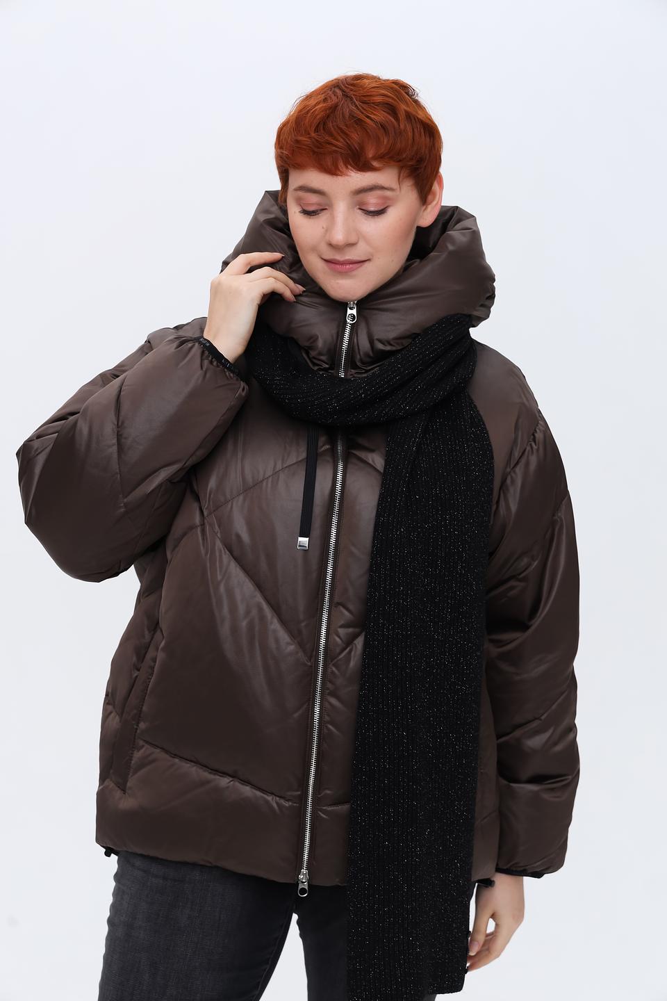 Шарф Marc Cain с блестками чёрный