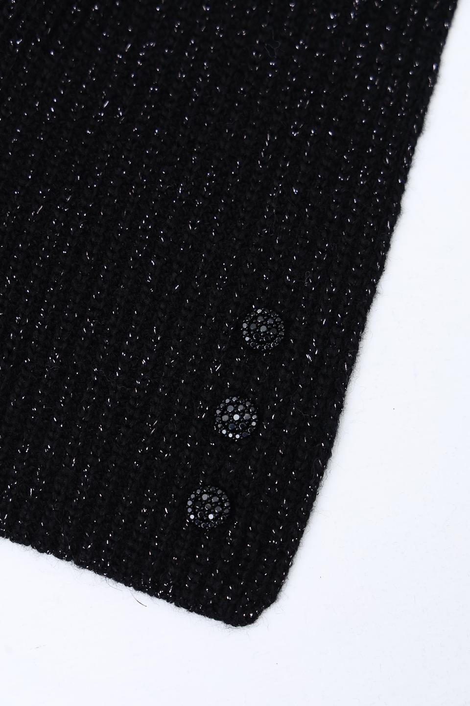 Шарф Marc Cain с блестками чёрный