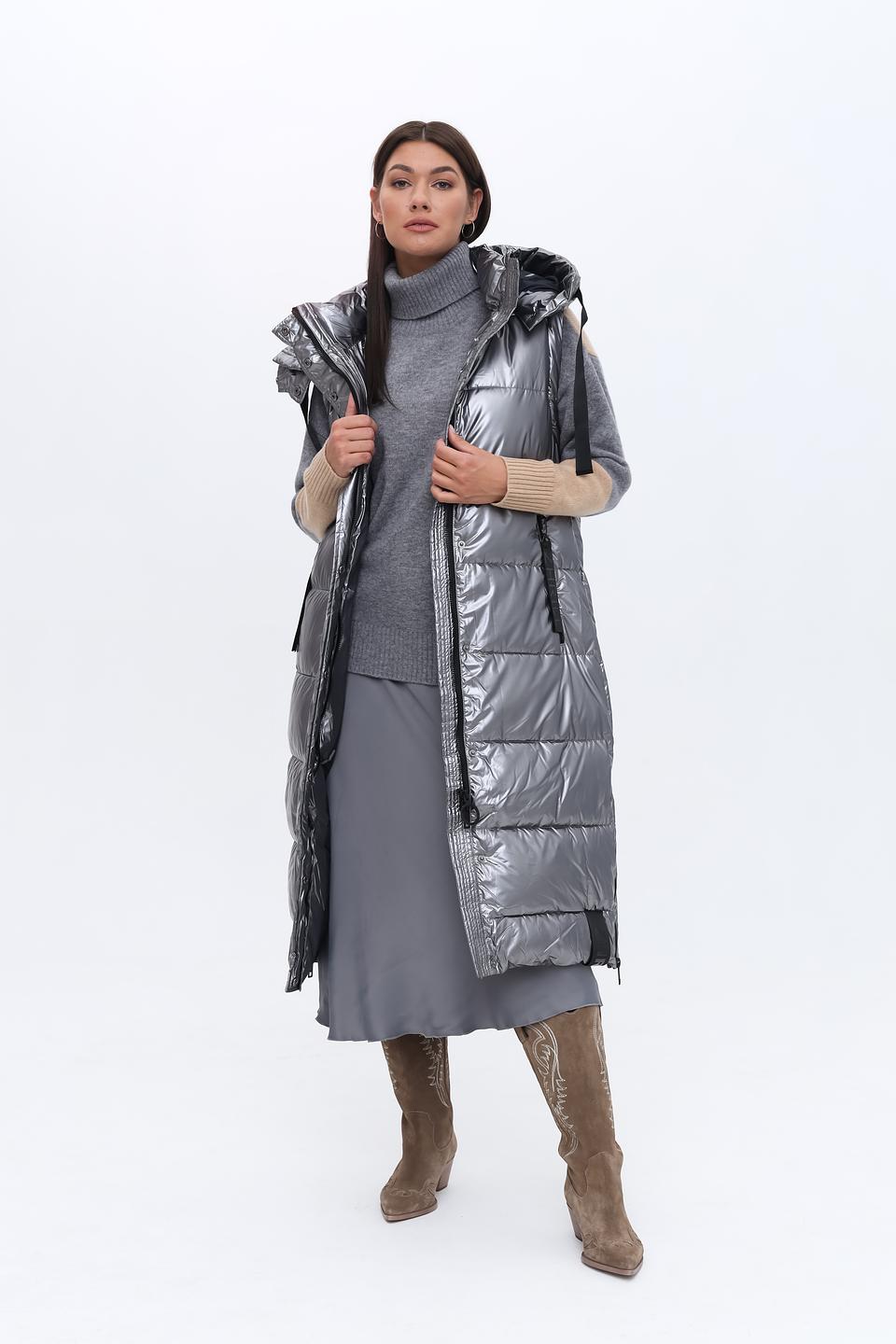 Юбка Lecomte серая миди