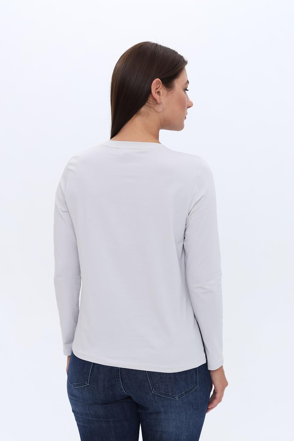 Лонгслив Lecomte с абстрактным принтом