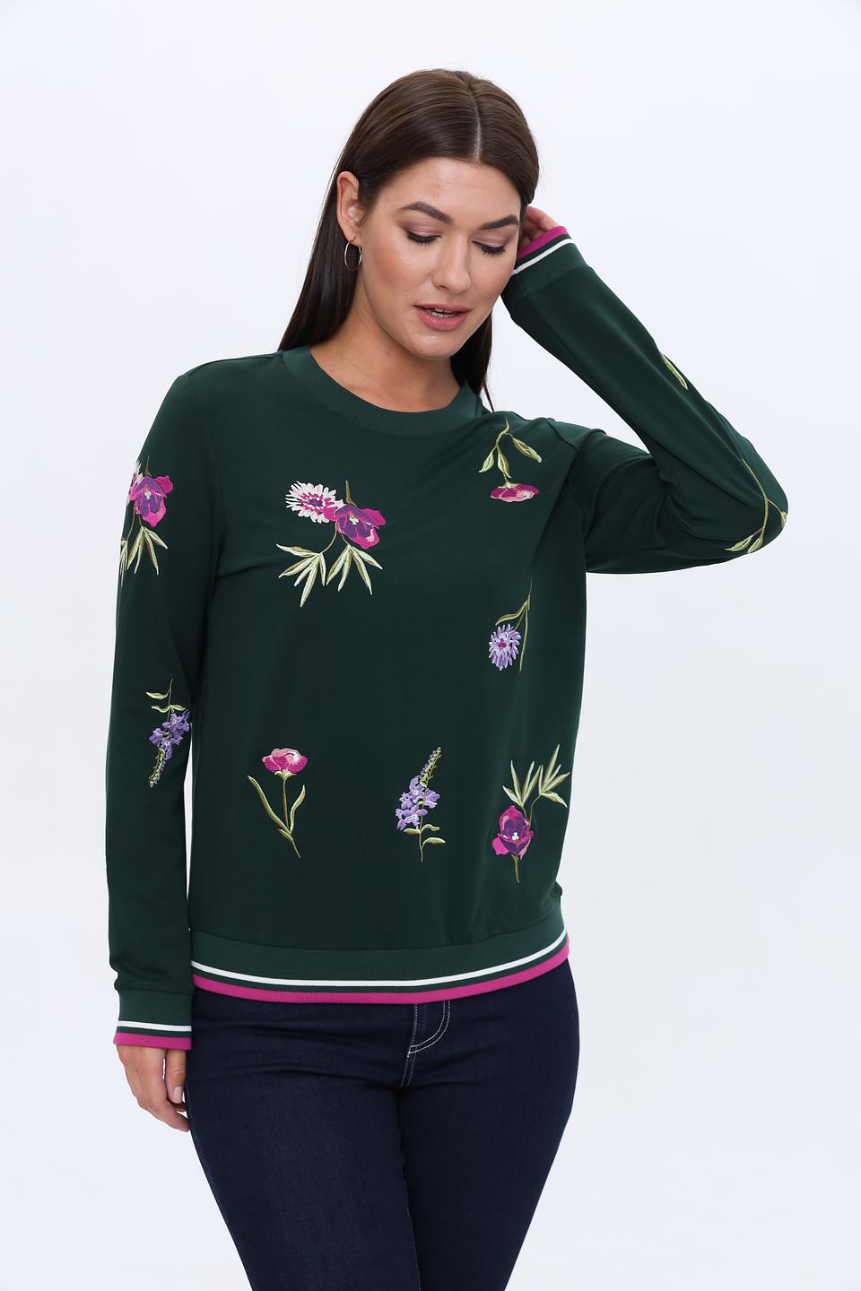 Пуловер Just Valeri с вышивкой