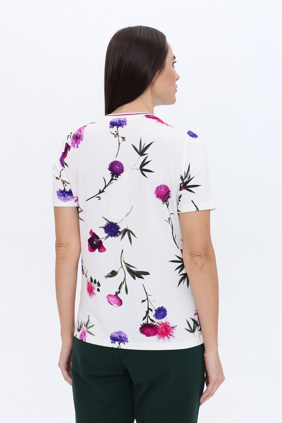 Футболка Just Valeri с цветочным принтом