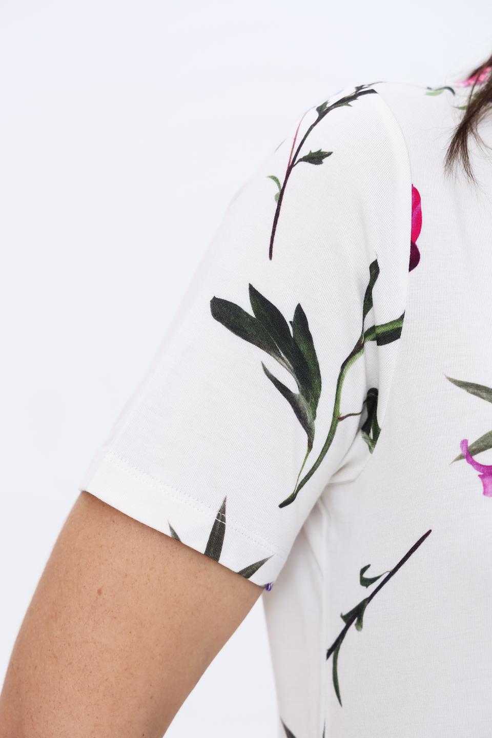 Футболка Just Valeri с цветочным принтом