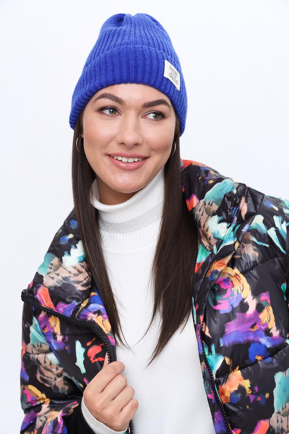 Шапка Marhatter вязаная синяя