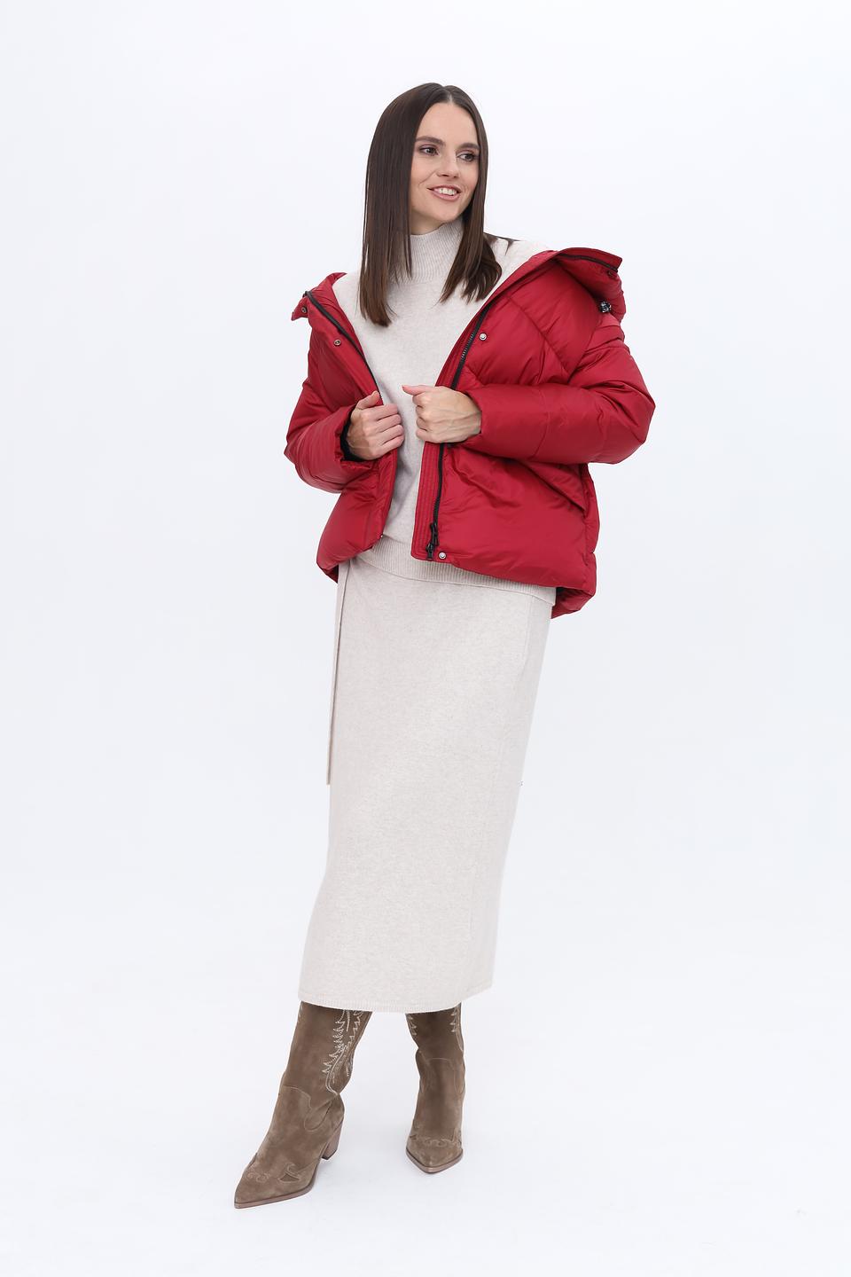 Куртка Pezzo стеганая красная