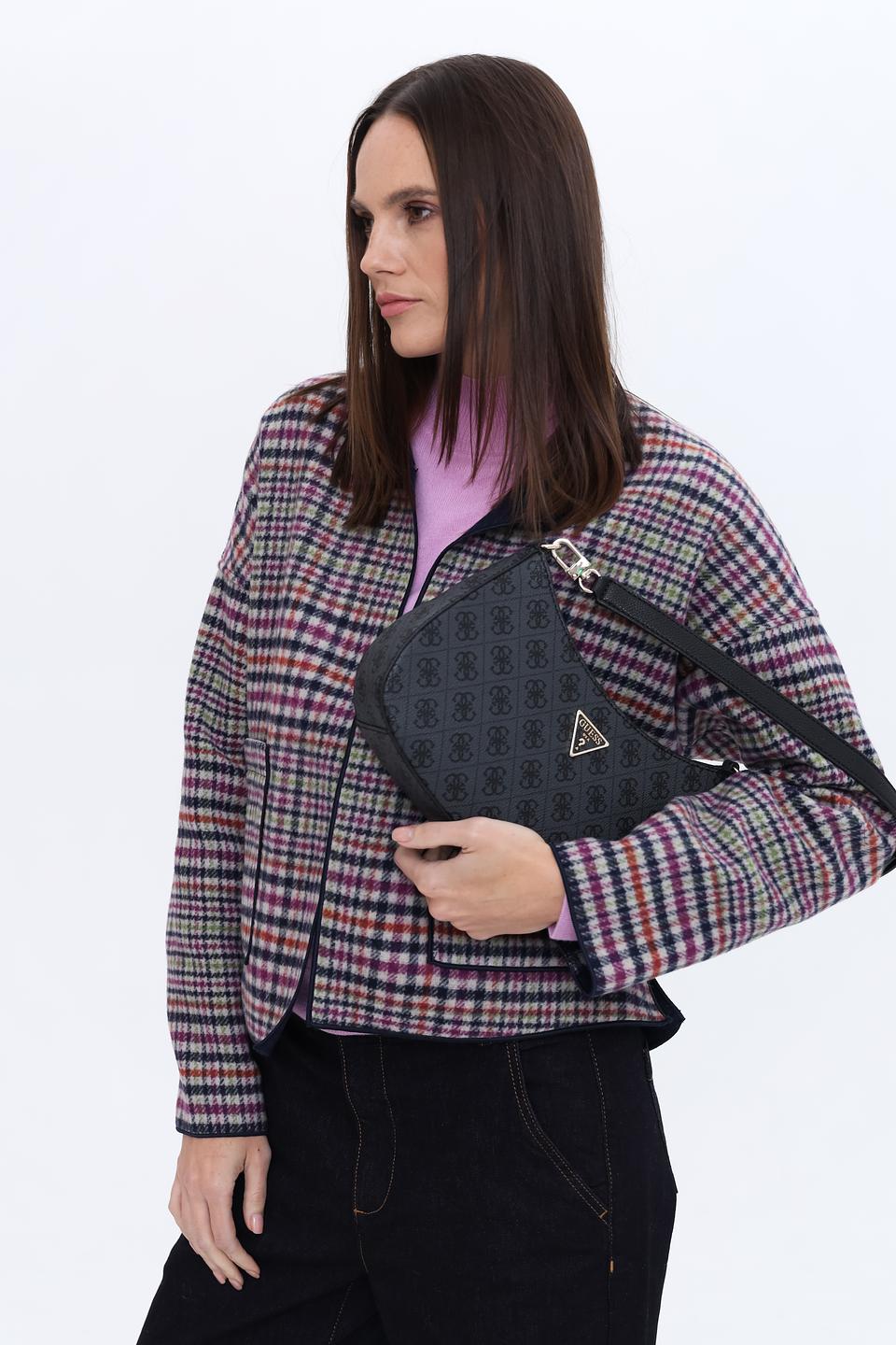 Сумка Guess жен. с логотипом чёрная