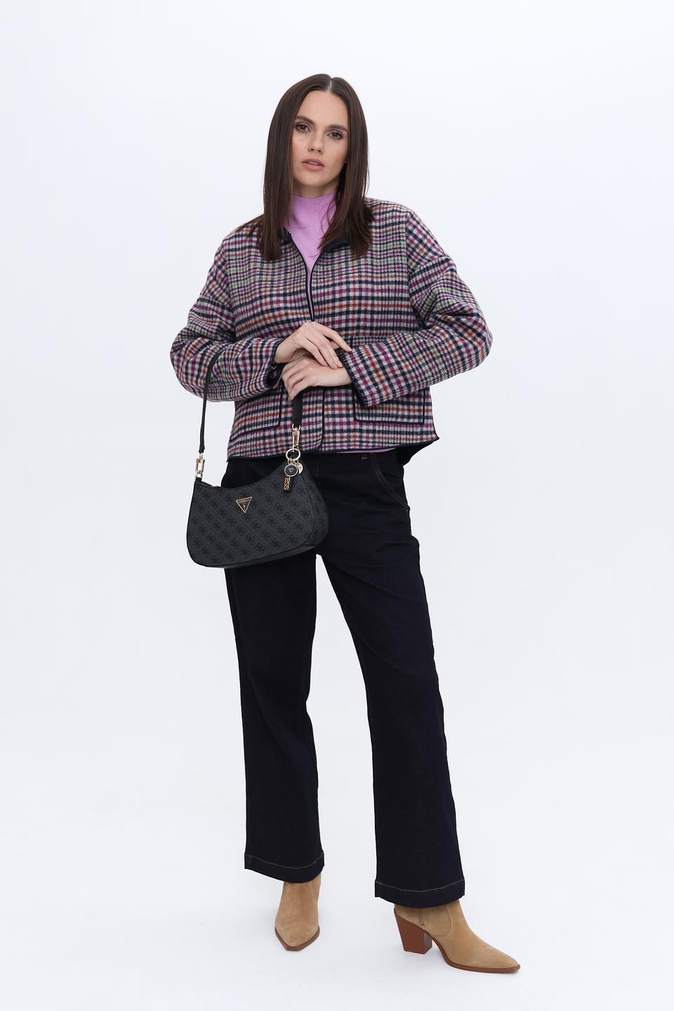 Сумка Guess жен. с логотипом чёрная