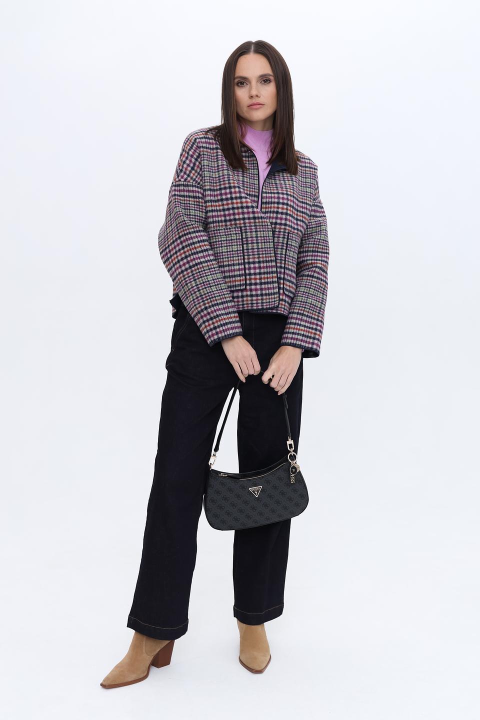 Сумка Guess жен. с логотипом чёрная