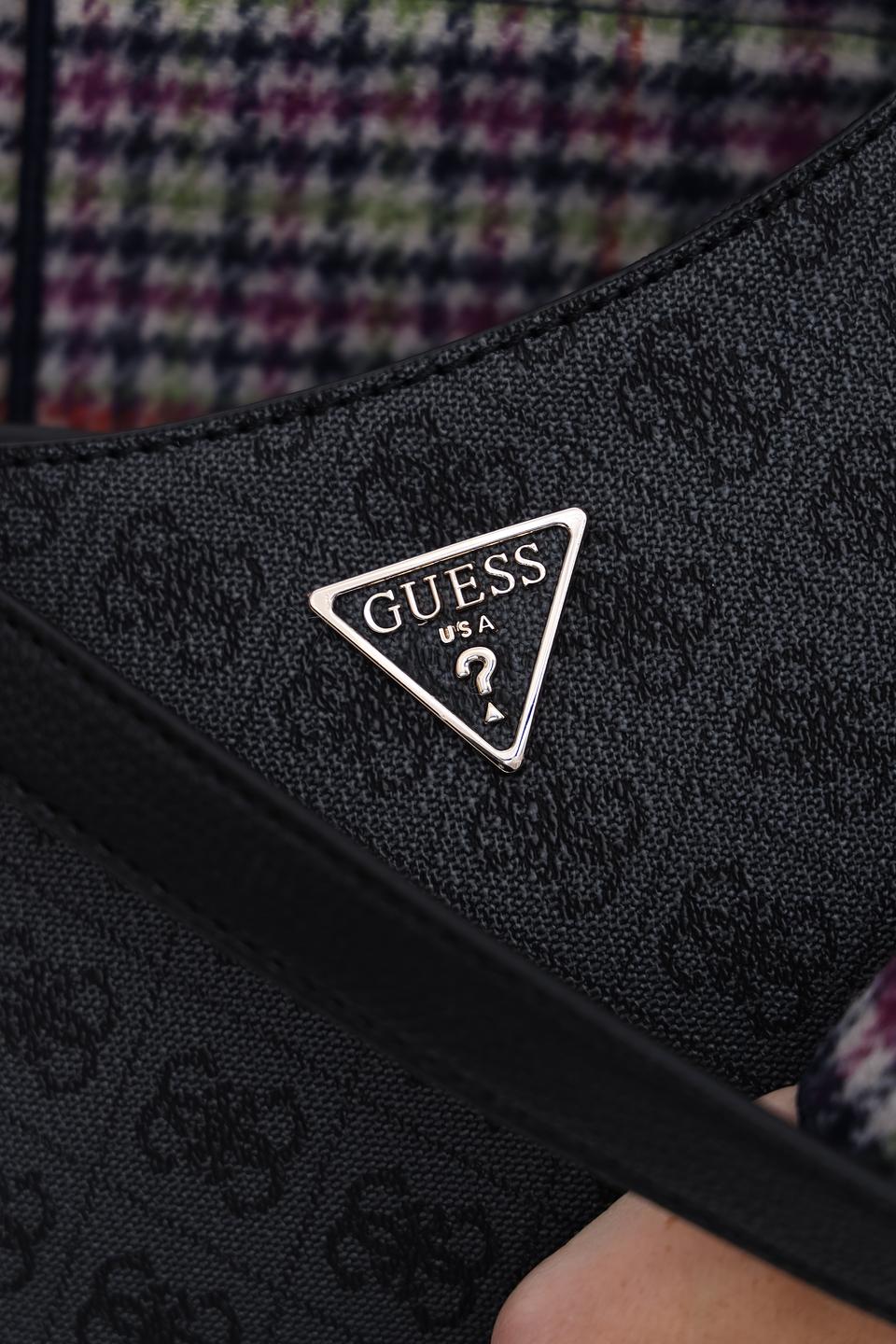 Сумка Guess жен. с логотипом чёрная