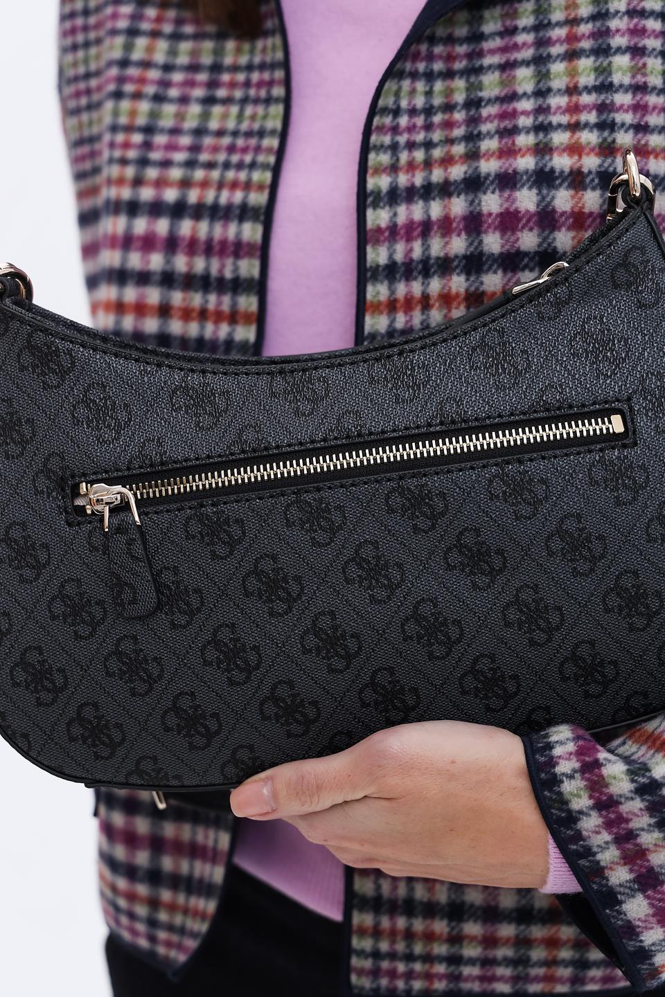 Сумка Guess жен. с логотипом чёрная