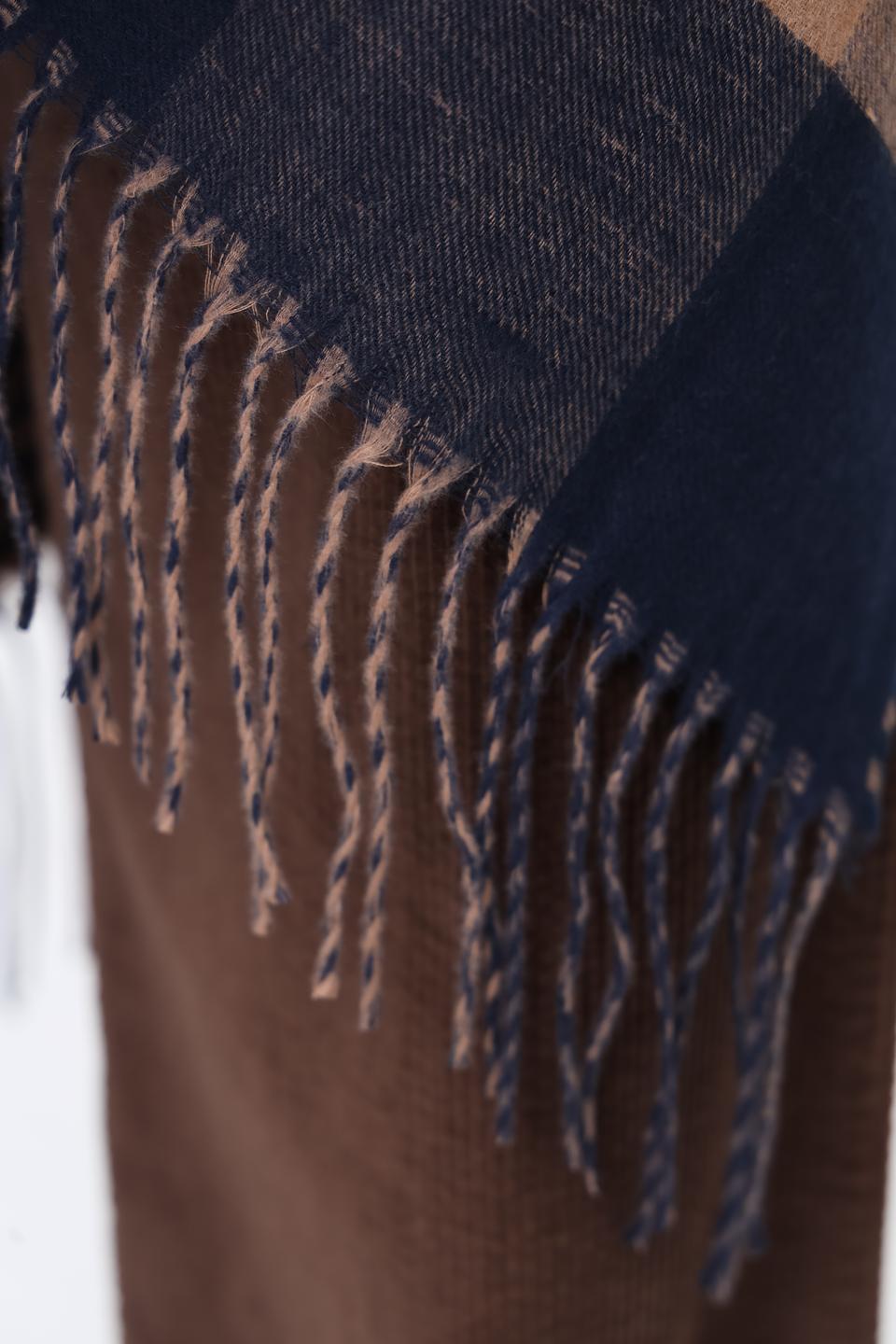 Пончо Tom Tailor в клетку