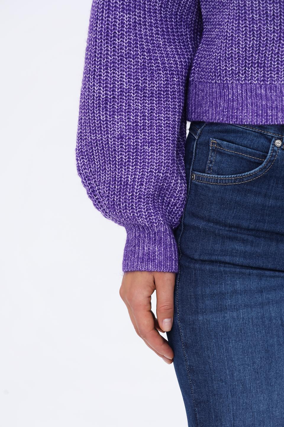 Пуловер Tom Tailor denim фиолетовый