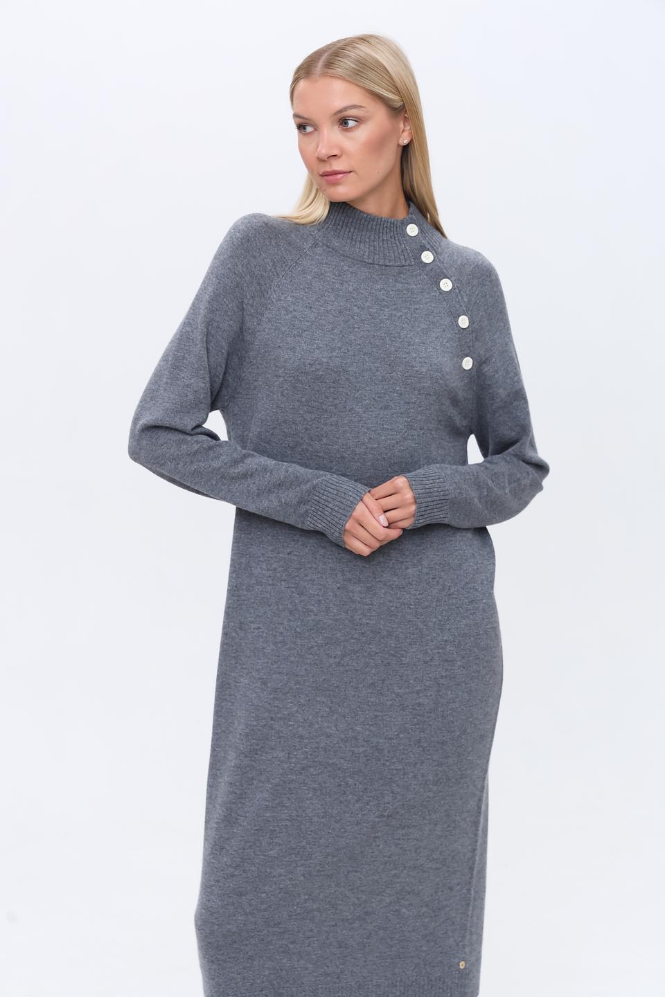 Платье Penny Black вязаное серое