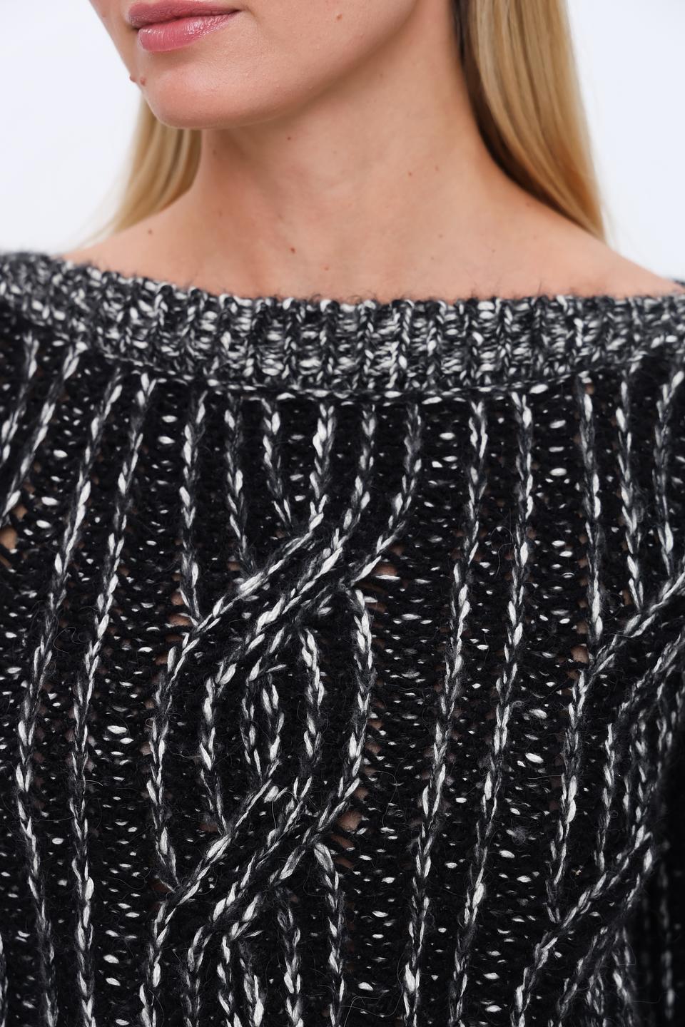 Джемпер Penny Black с косами чёрный