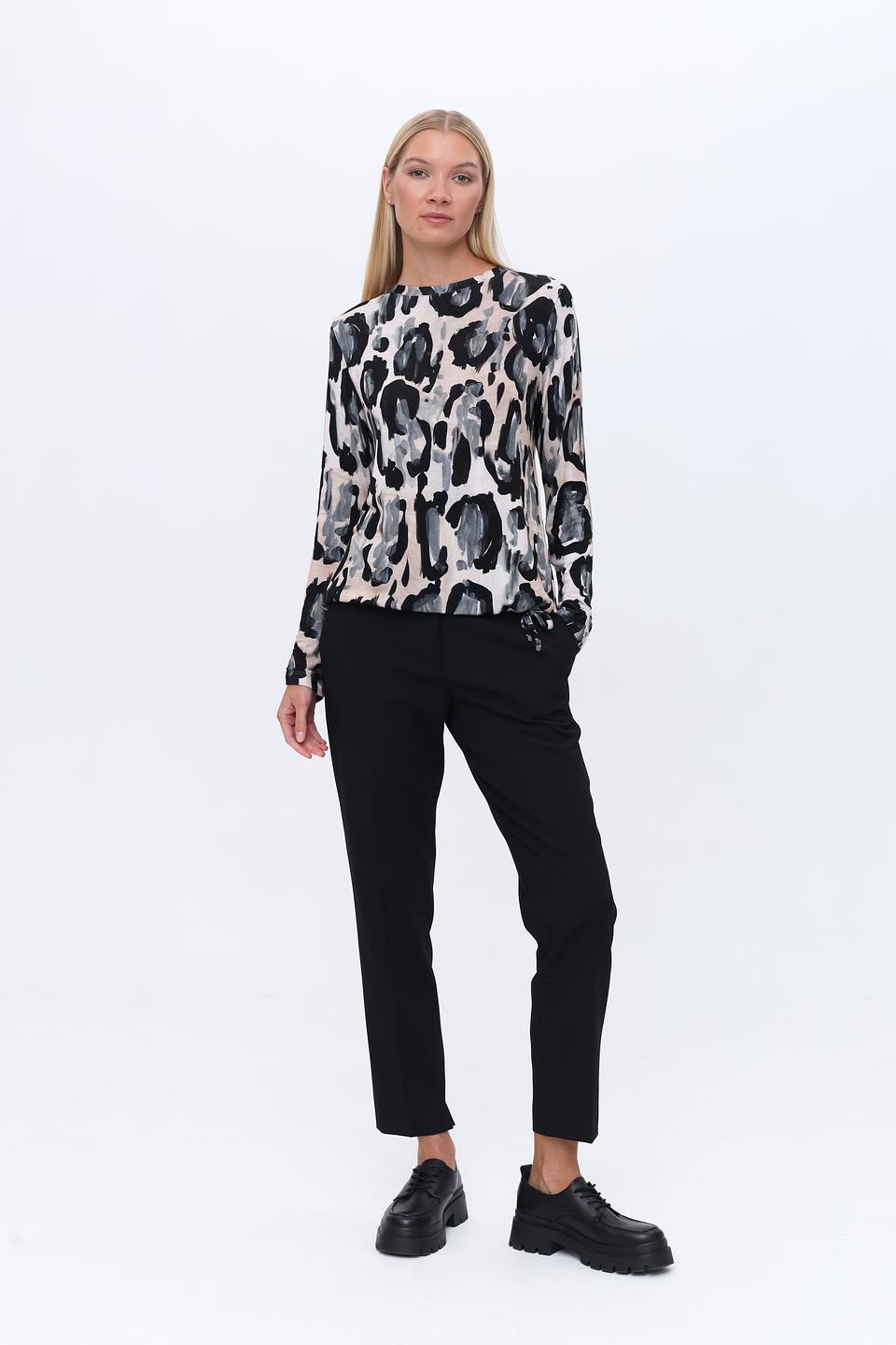 Брюки Hugo жен. чёрные прямые