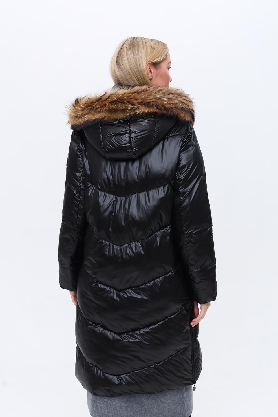 Пальто Frieda and Freddies чёрное стеганое