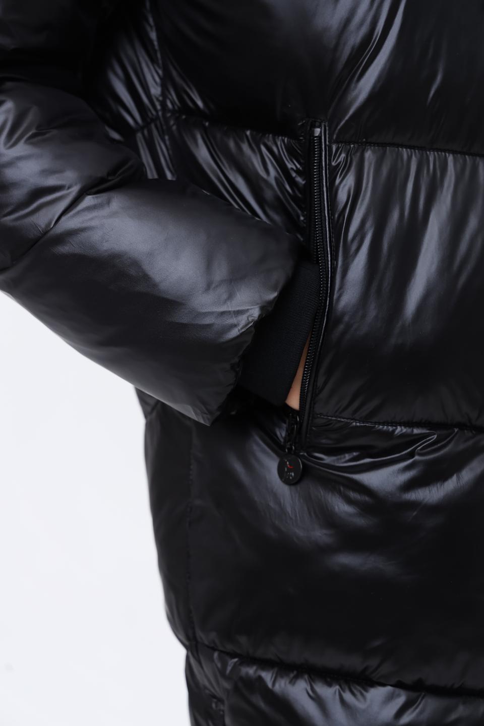 Пальто Frieda and Freddies чёрное стеганое