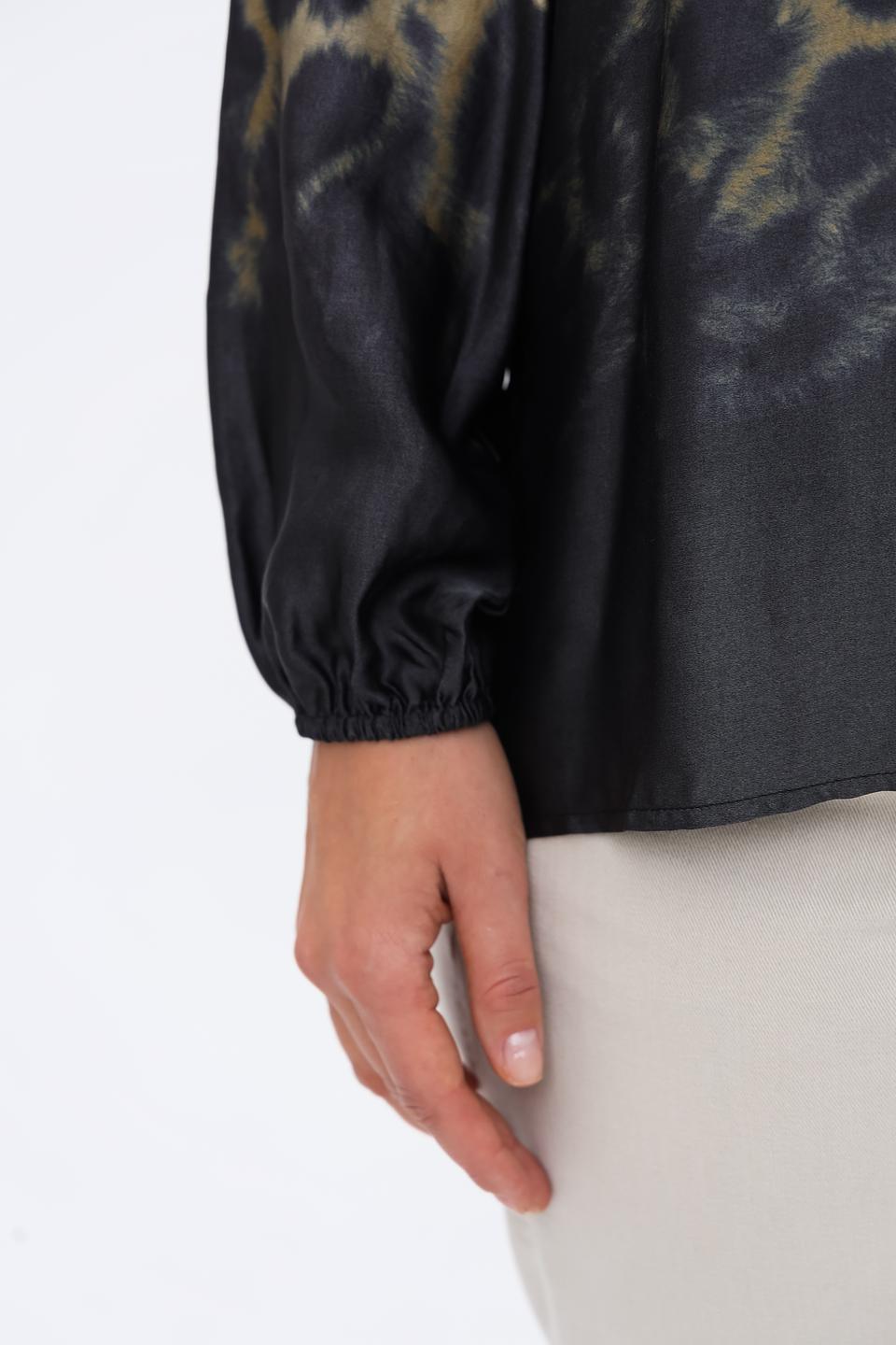 Блуза Catnoir с леопардовым принтом