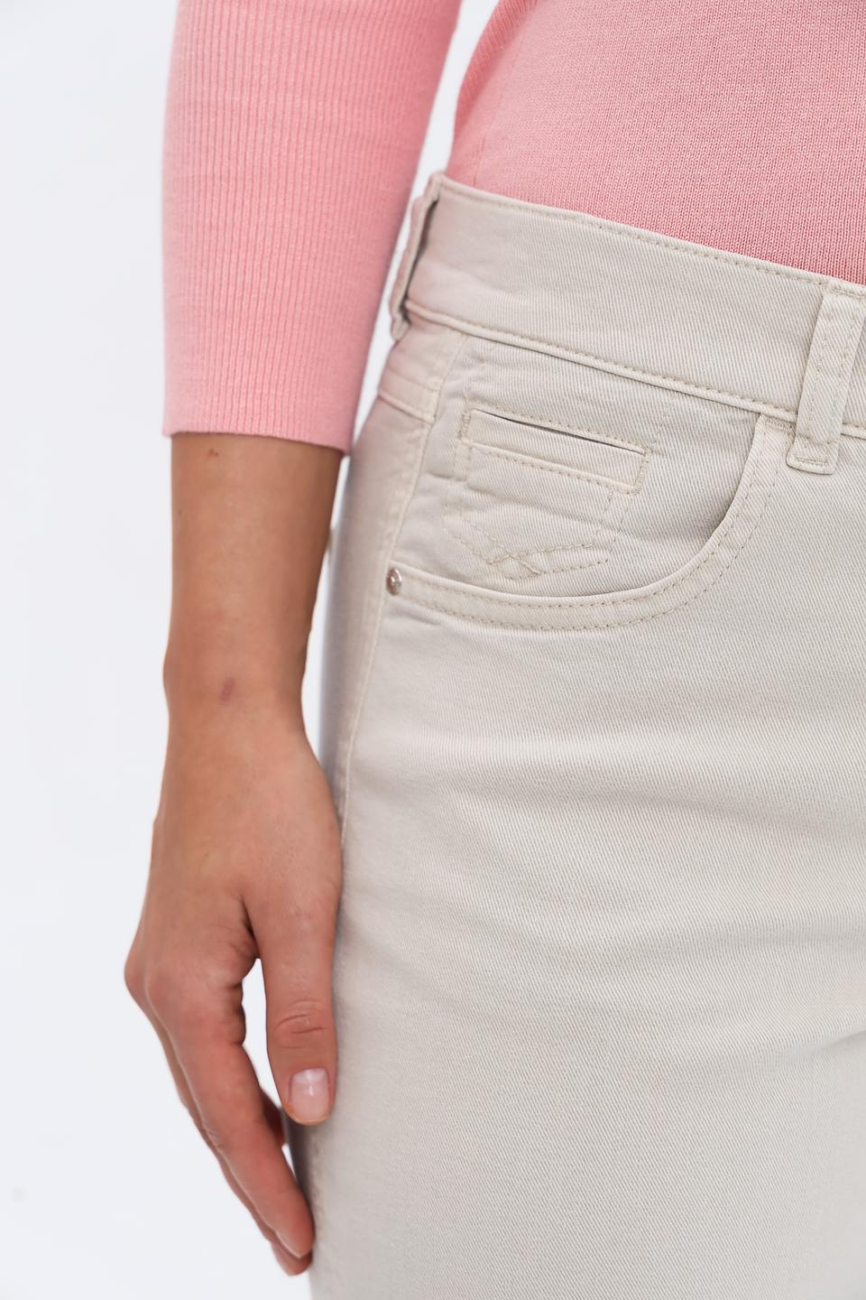 Джинсы Angels укороченные бежевые