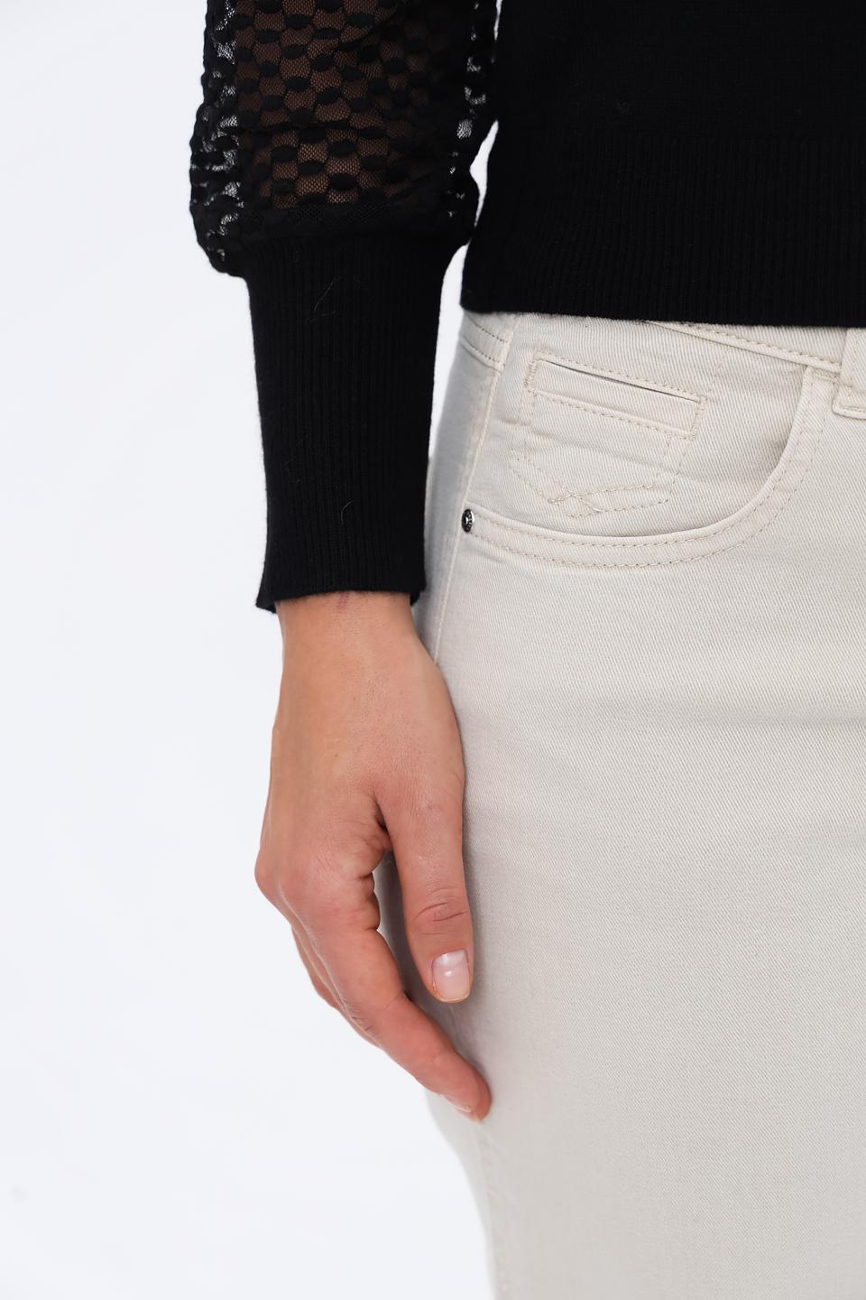 Водолазка Catnoir с сетчатыми рукавами