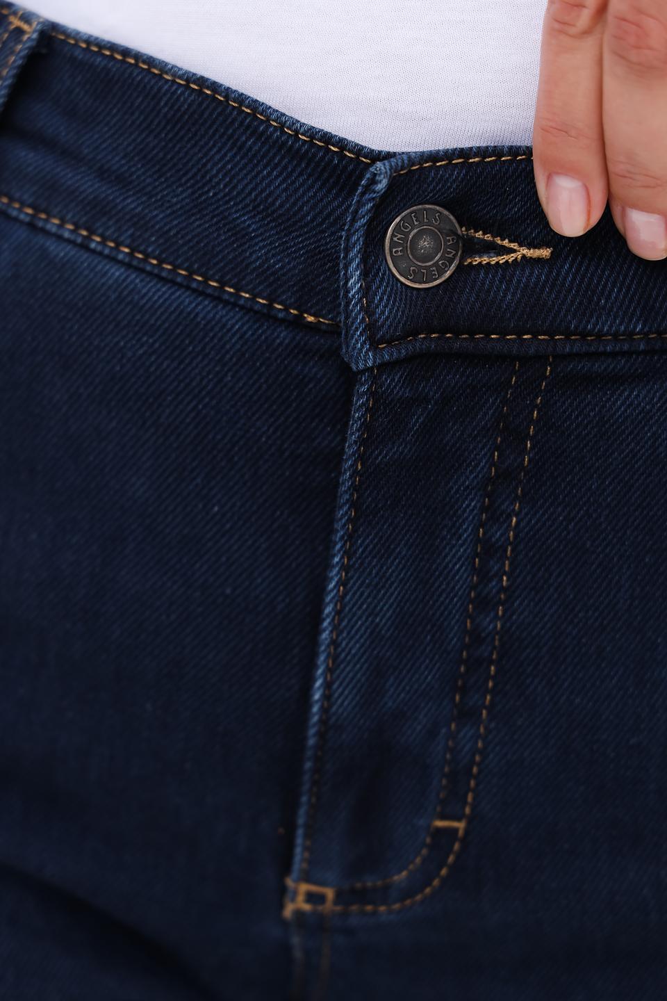 Джинсы Angels укороченные тёмно-синие