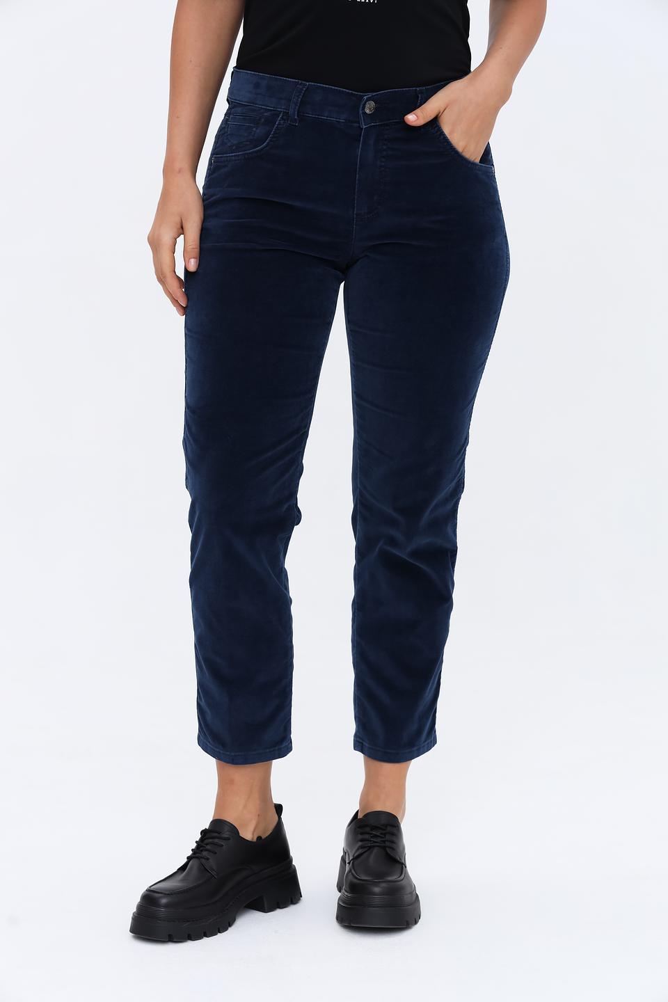 Брюки Angels вельветовые синие