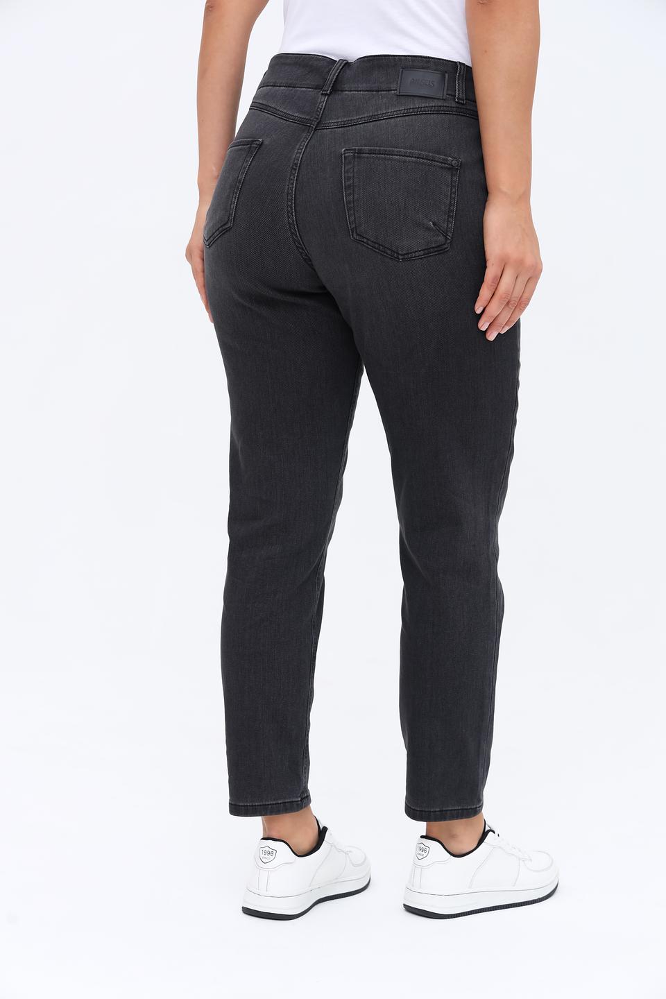 Джинсы Angels серые mom fit