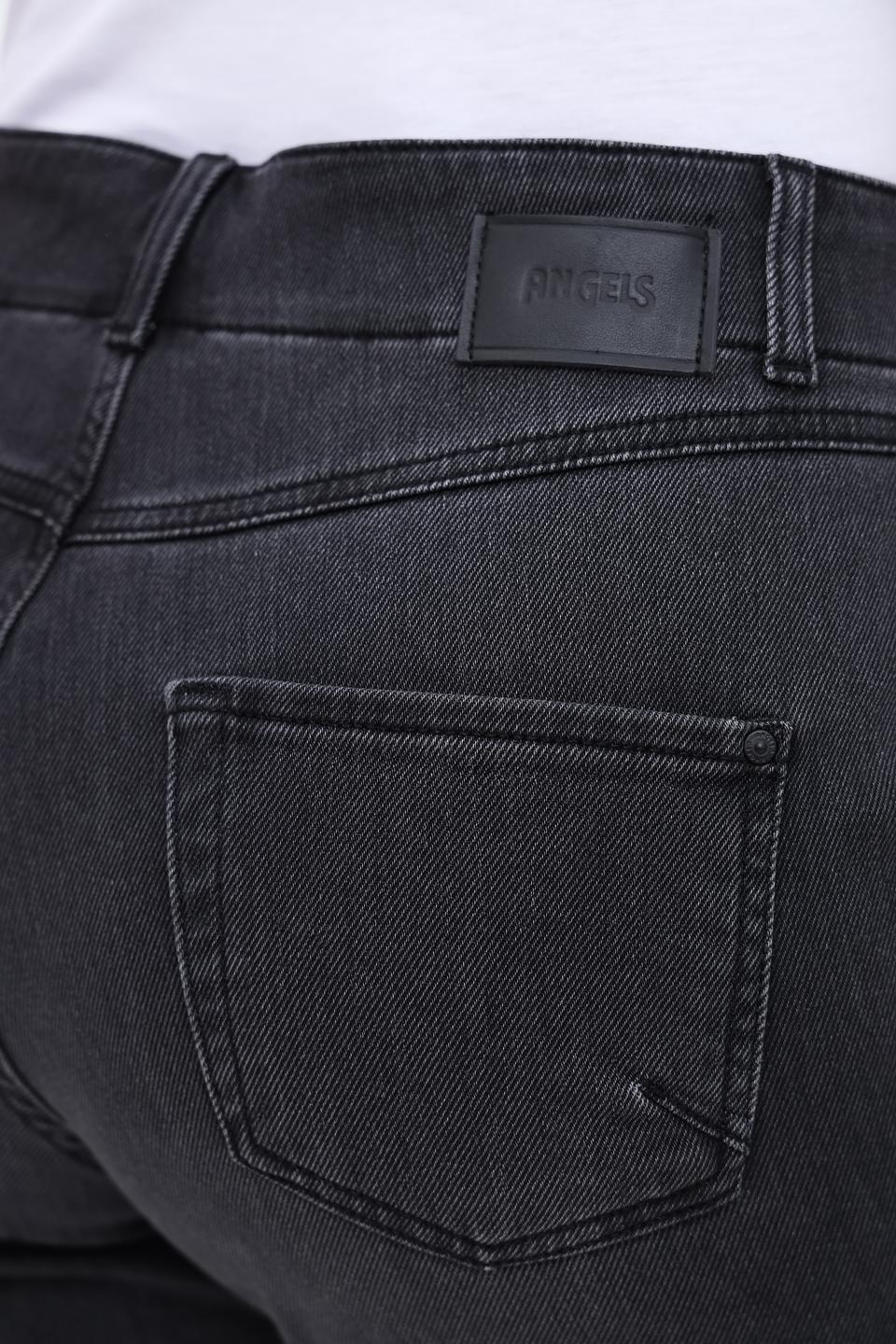 Джинсы Angels серые mom fit