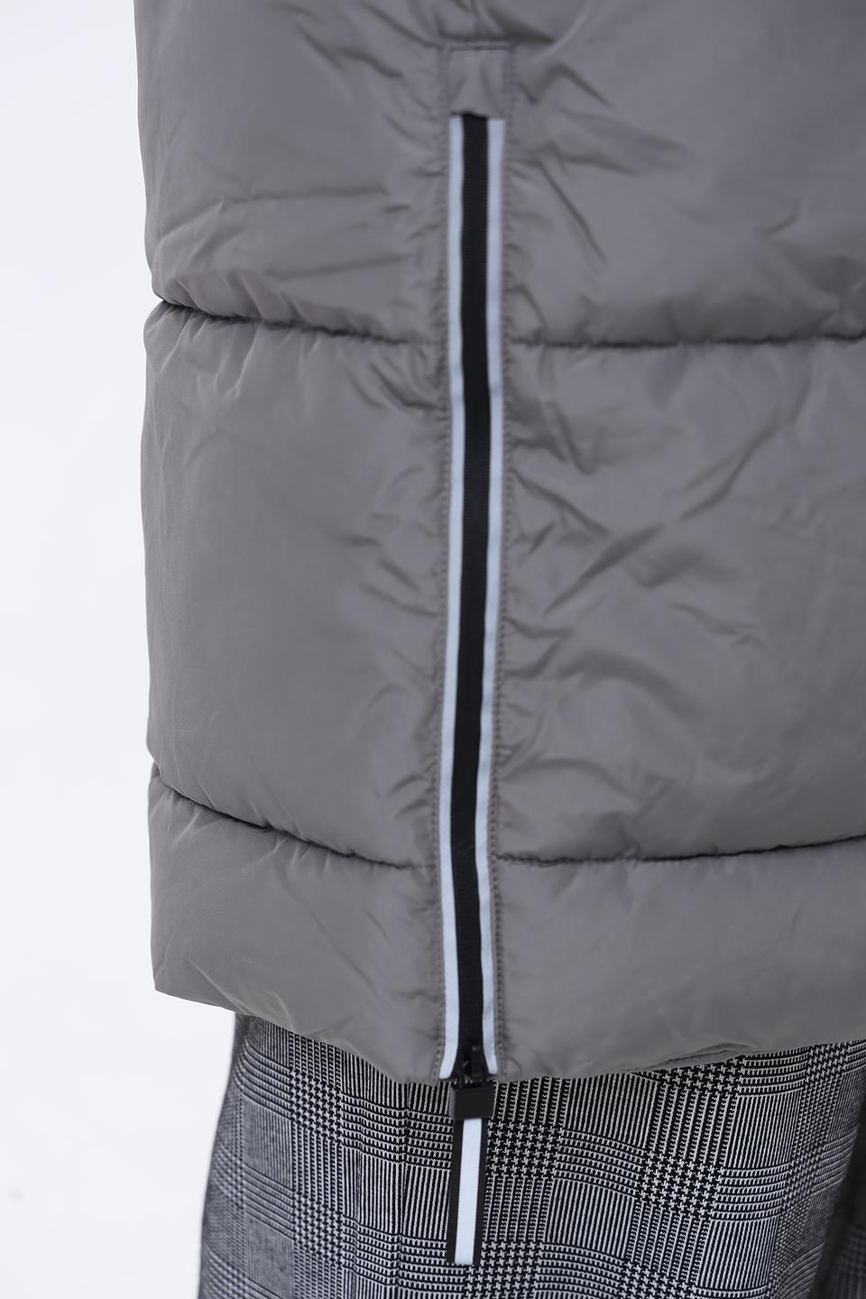 Пальто Olsen стеганое серое