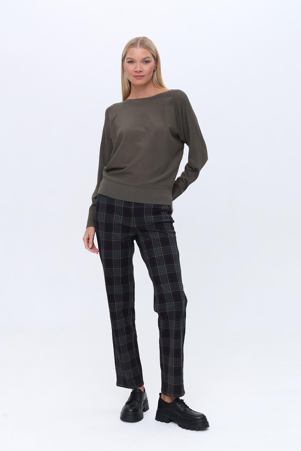 Пуловер Luisa Cerano хаки