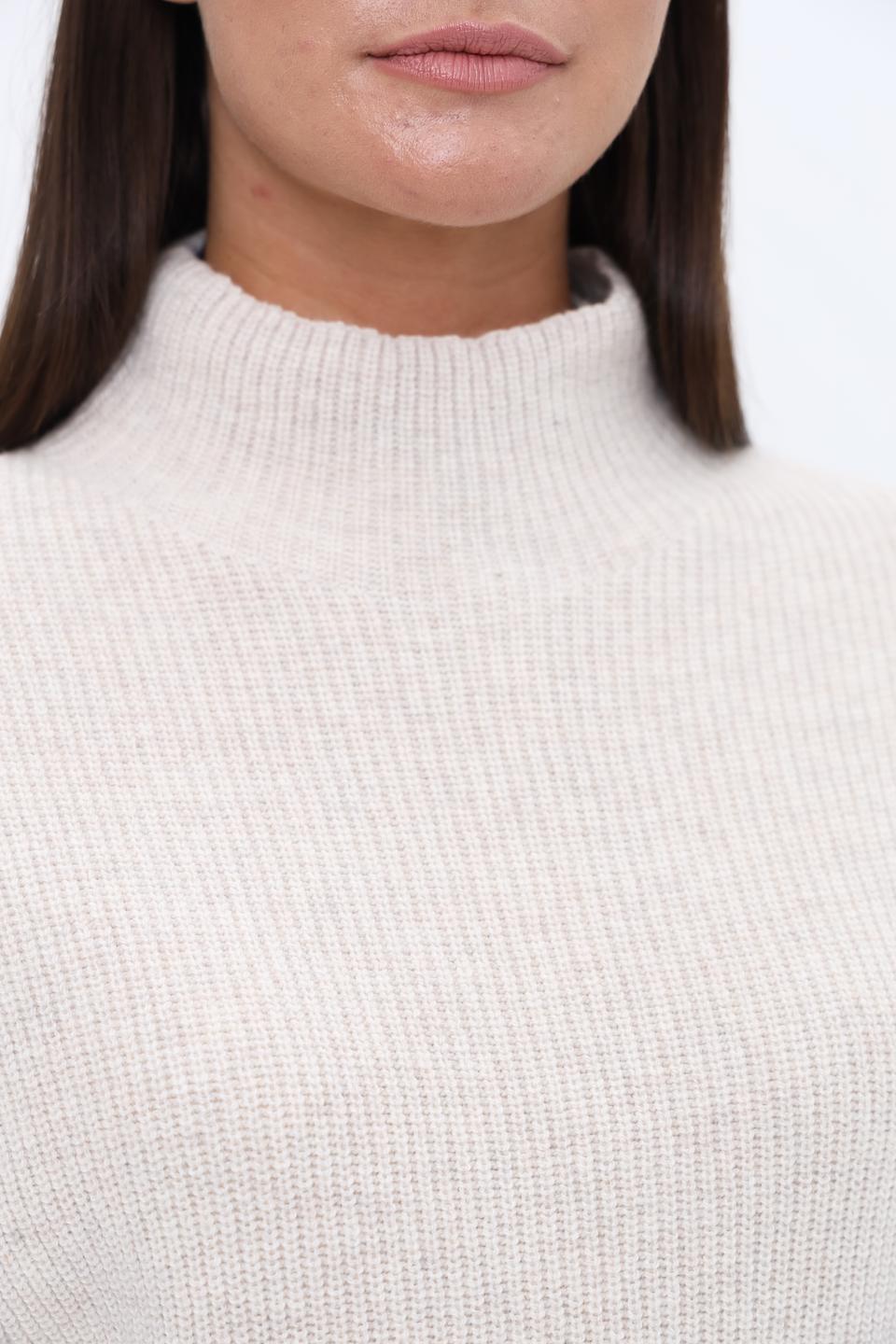 Жилет Oui вязаный бежевый