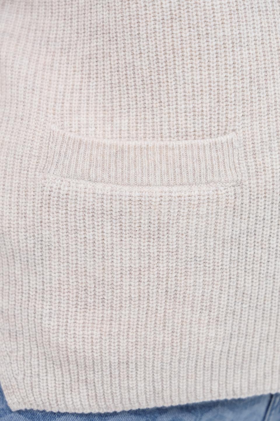 Жилет Oui вязаный бежевый