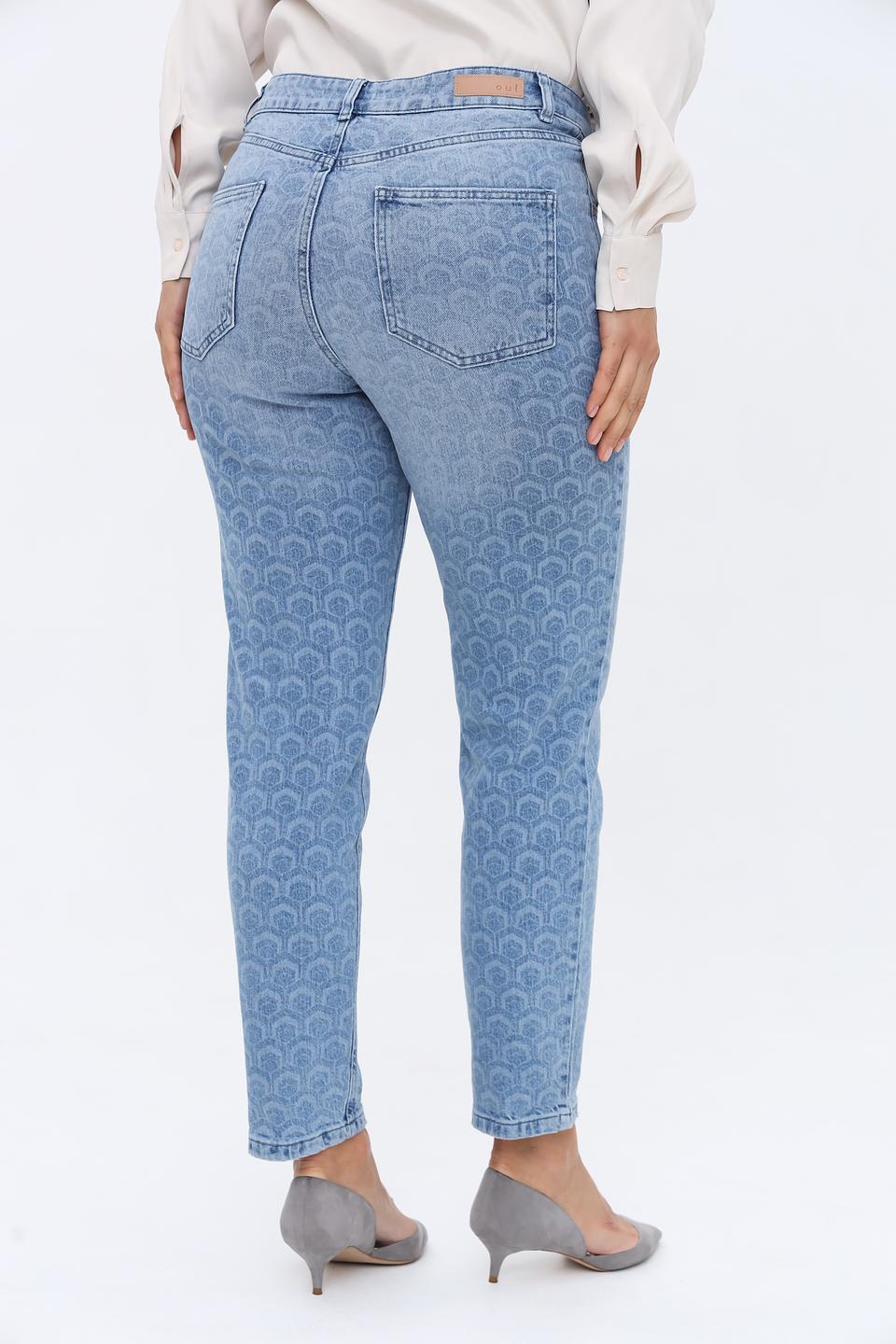 Джинсы Oui с узором