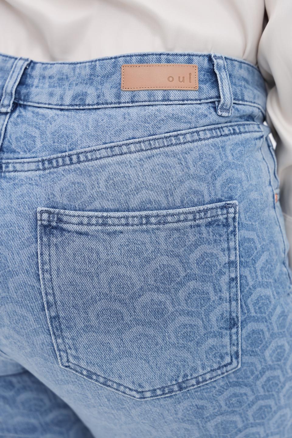 Джинсы Oui с узором