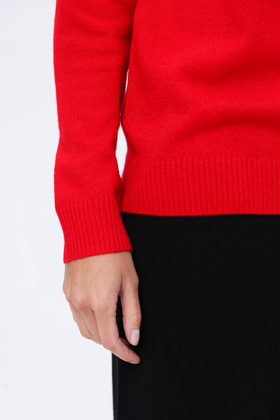 Пуловер Oui с леопардом